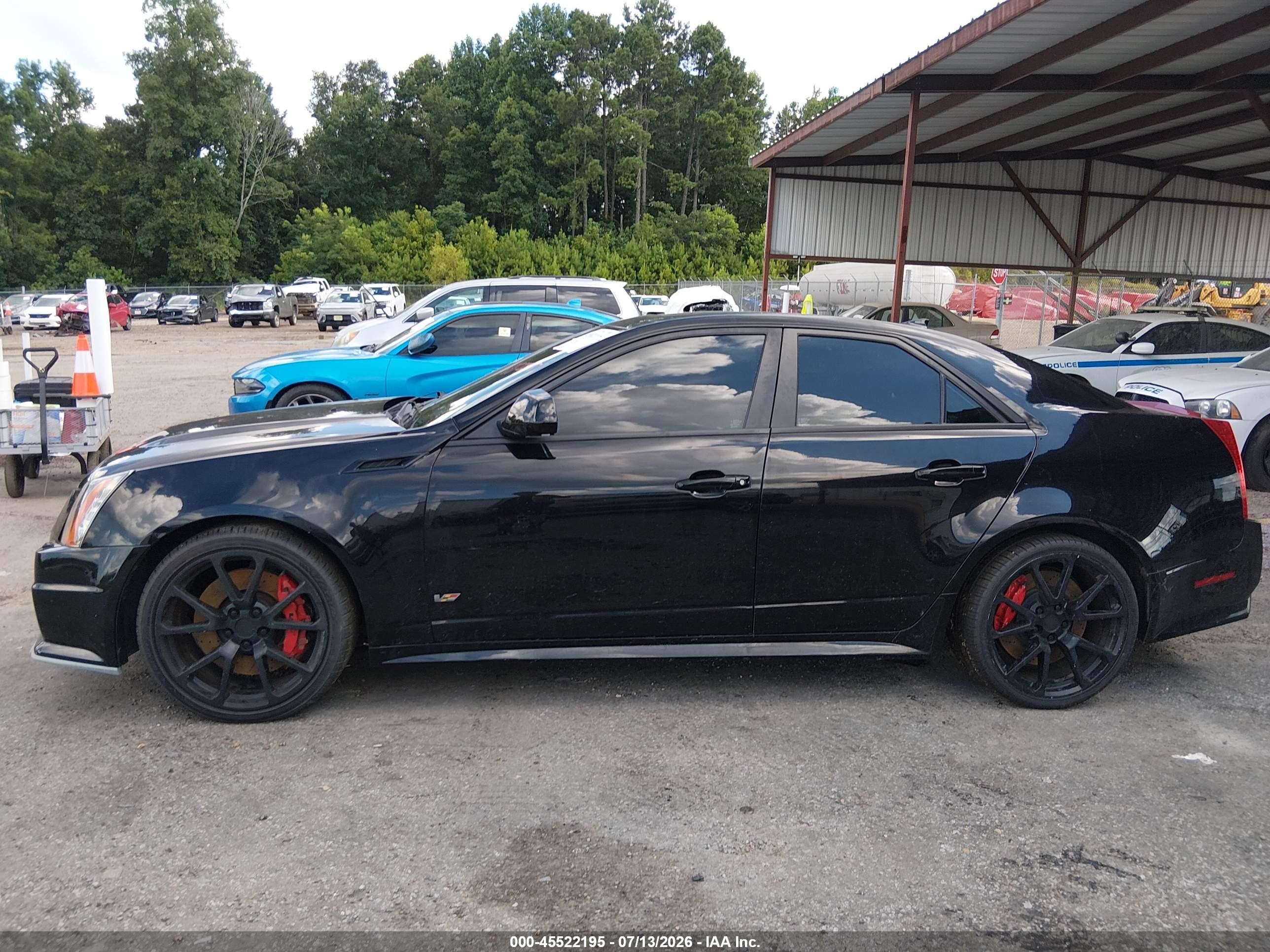 2011 Cadillac Cts-v   Black vin: 1G6DV5EP9B0139605