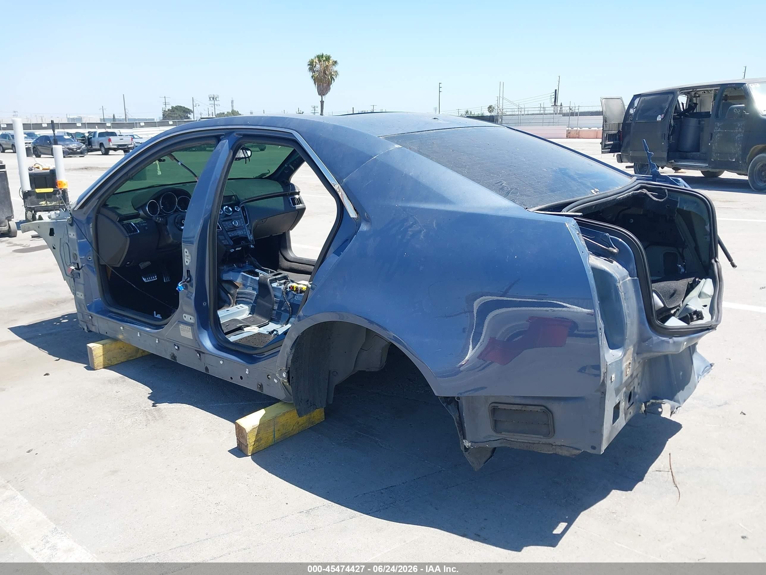 2013 Cadillac Cts-v   Blue vin: 1G6DV5EP9D0173031