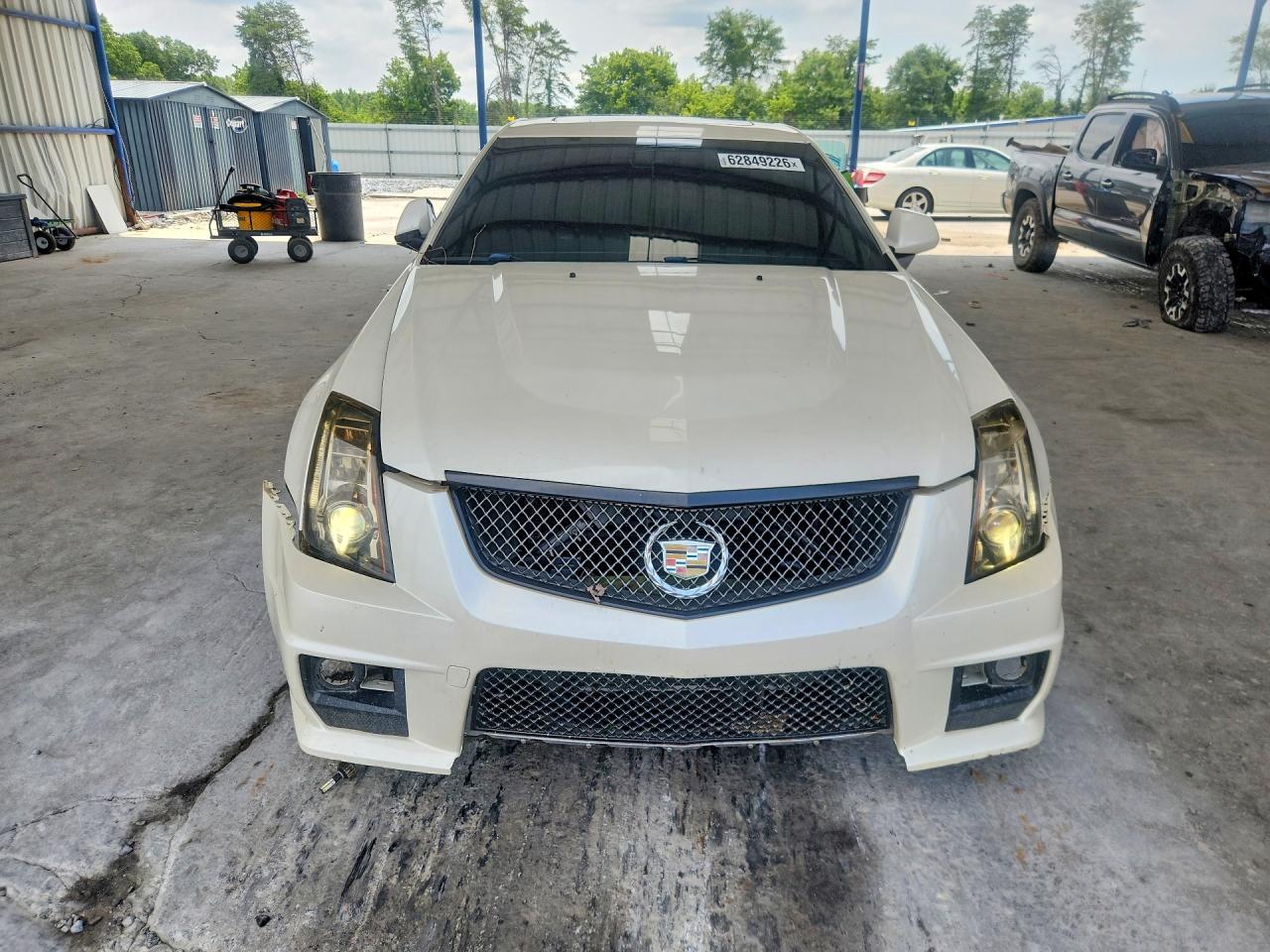 2013 Cadillac Cts-v White vin: 1G6DV5EPXD0127711
