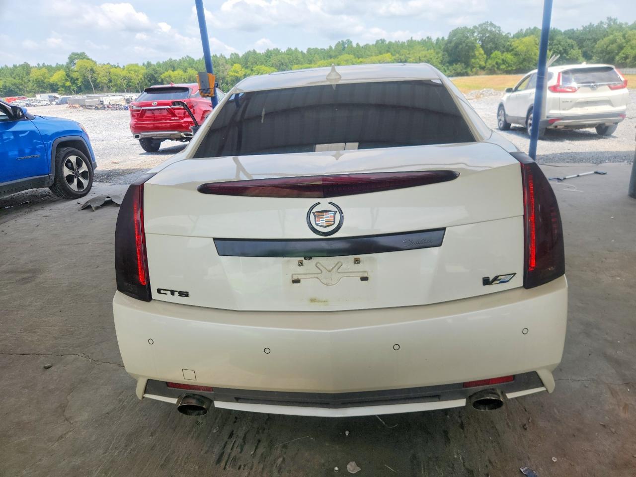 2013 Cadillac Cts-v White vin: 1G6DV5EPXD0127711