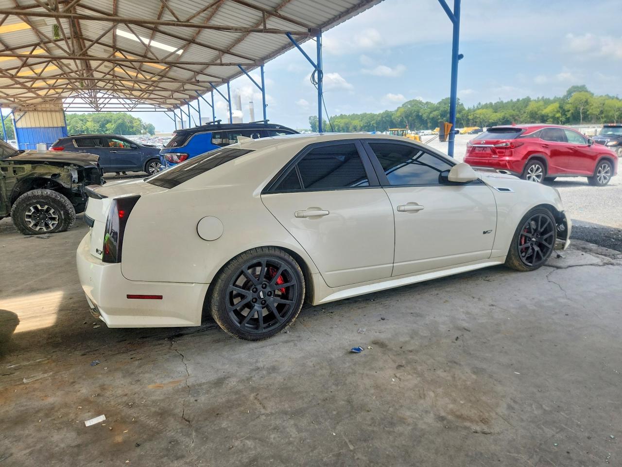 2013 Cadillac Cts-v White vin: 1G6DV5EPXD0127711