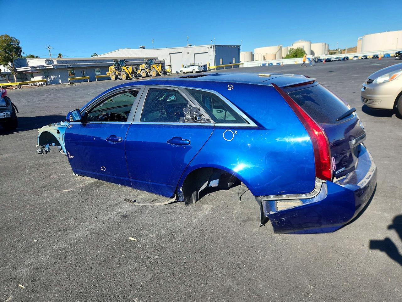 2013 Cadillac Cts-v Blue vin: 1G6DV8EP3D0100027