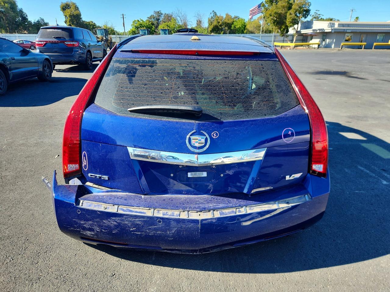 2013 Cadillac Cts-v Blue vin: 1G6DV8EP3D0100027