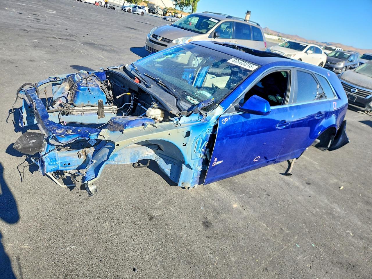 2013 Cadillac Cts-v Blue vin: 1G6DV8EP3D0100027