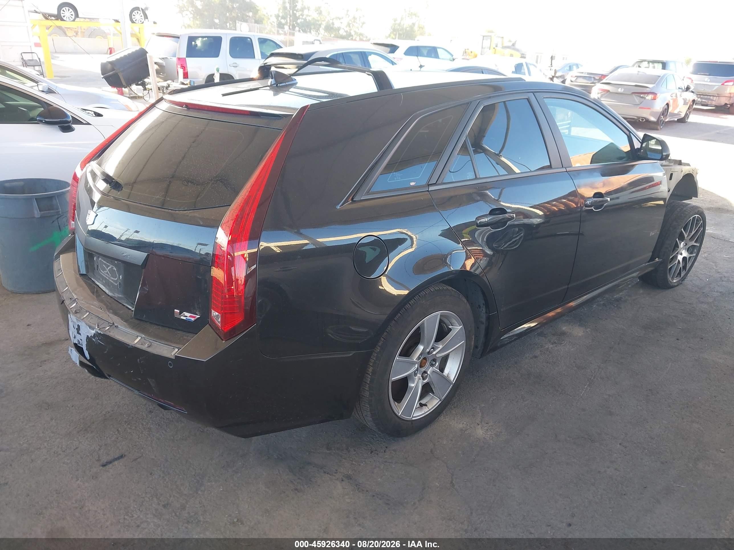 2012 Cadillac Cts-v   Black vin: 1G6DV8EP9C0154625