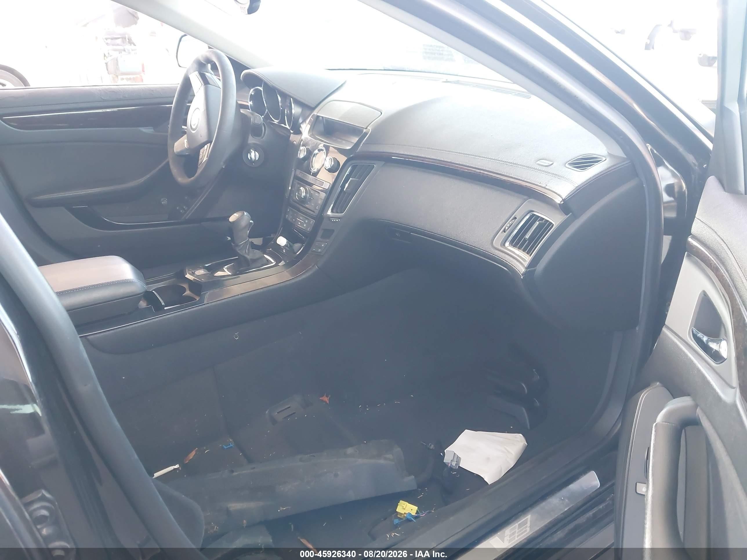 2012 Cadillac Cts-v   Black vin: 1G6DV8EP9C0154625