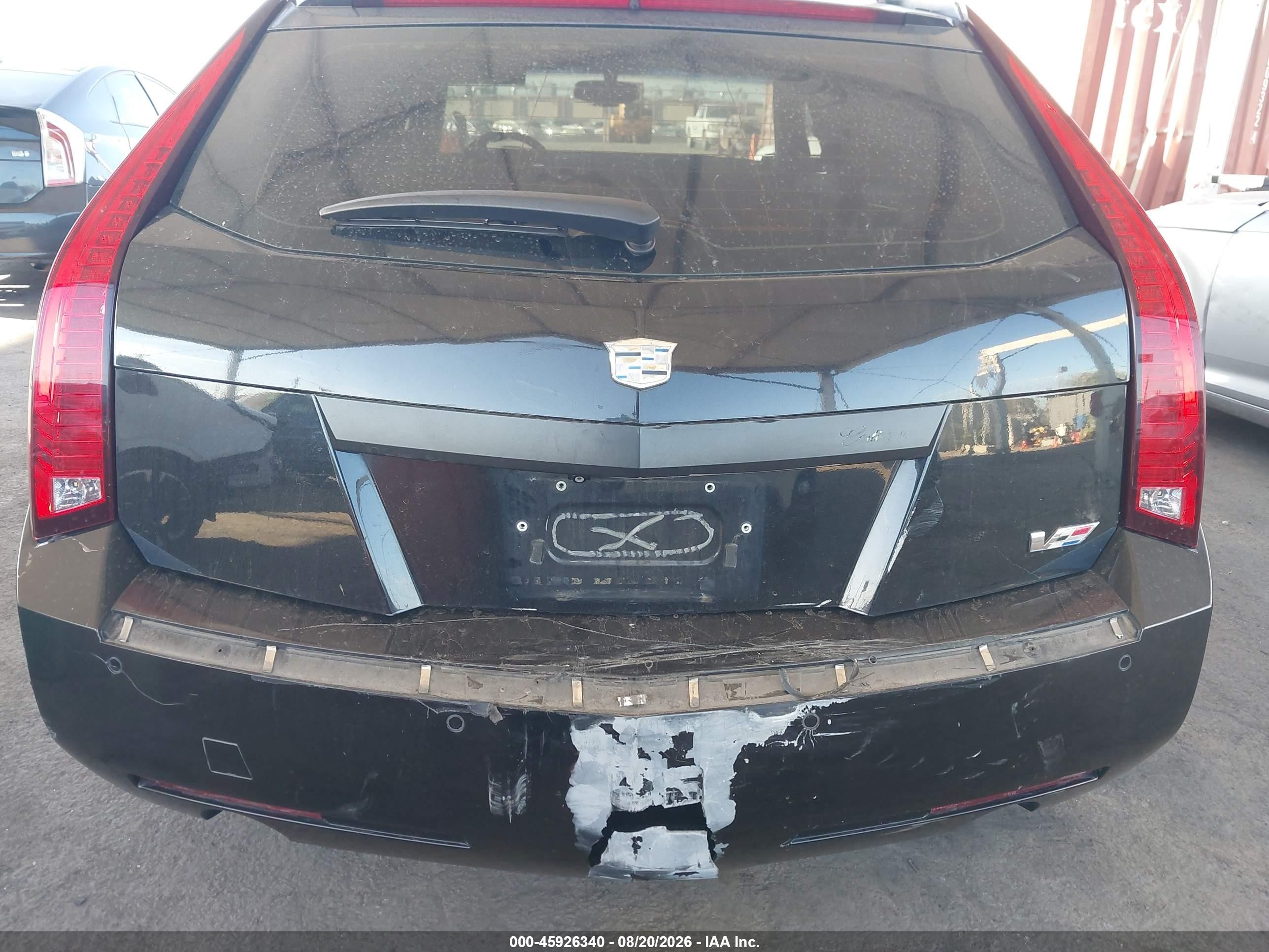 2012 Cadillac Cts-v   Black vin: 1G6DV8EP9C0154625