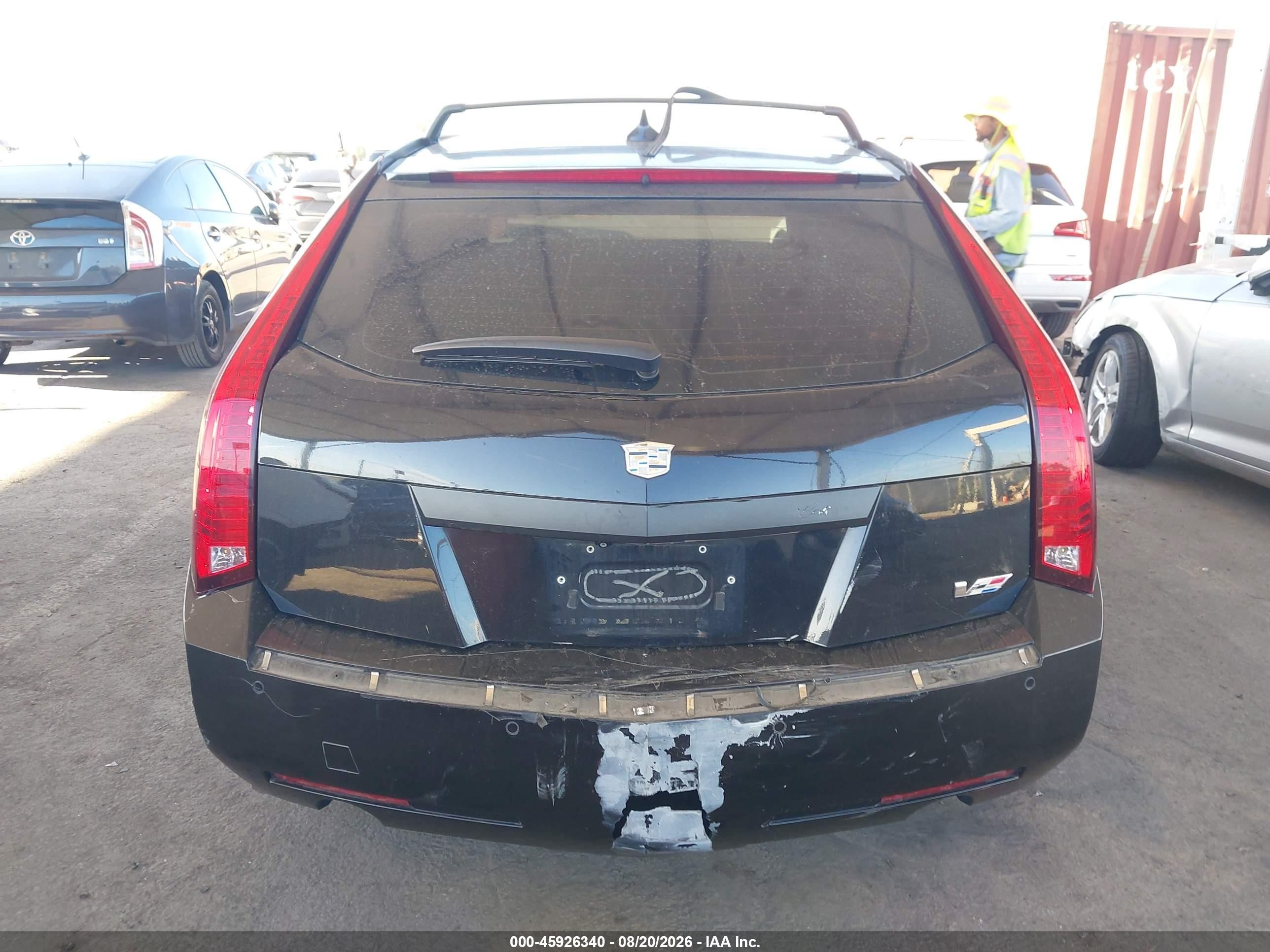 2012 Cadillac Cts-v   Black vin: 1G6DV8EP9C0154625