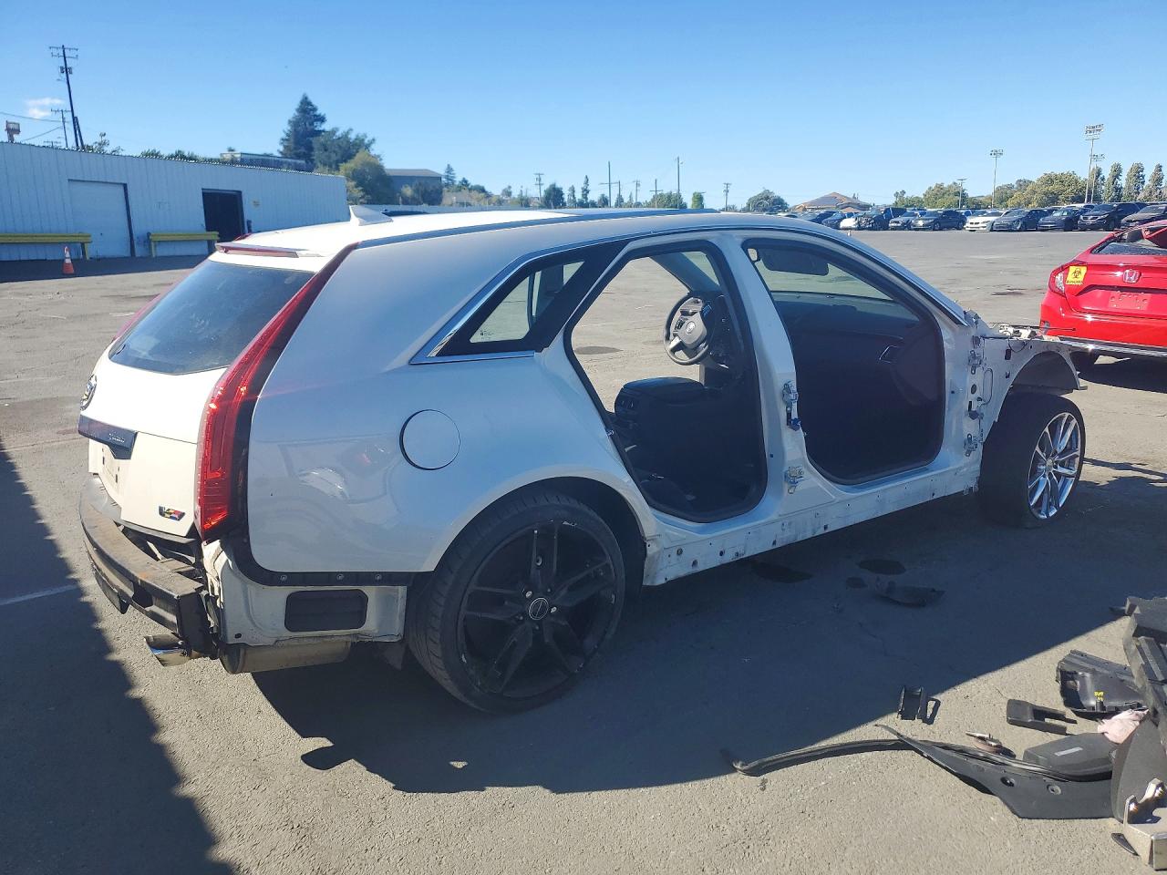 2014 Cadillac Cts-v White vin: 1G6DV8EP9E0134393