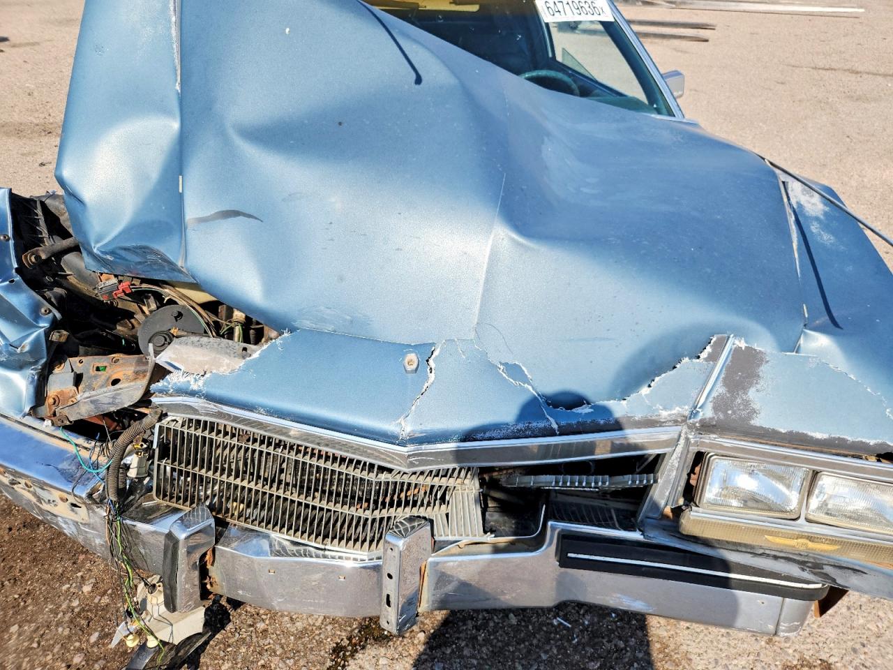 1985 Cadillac Fleetwood Brougham Teal vin: 1G6DW4789F9735909