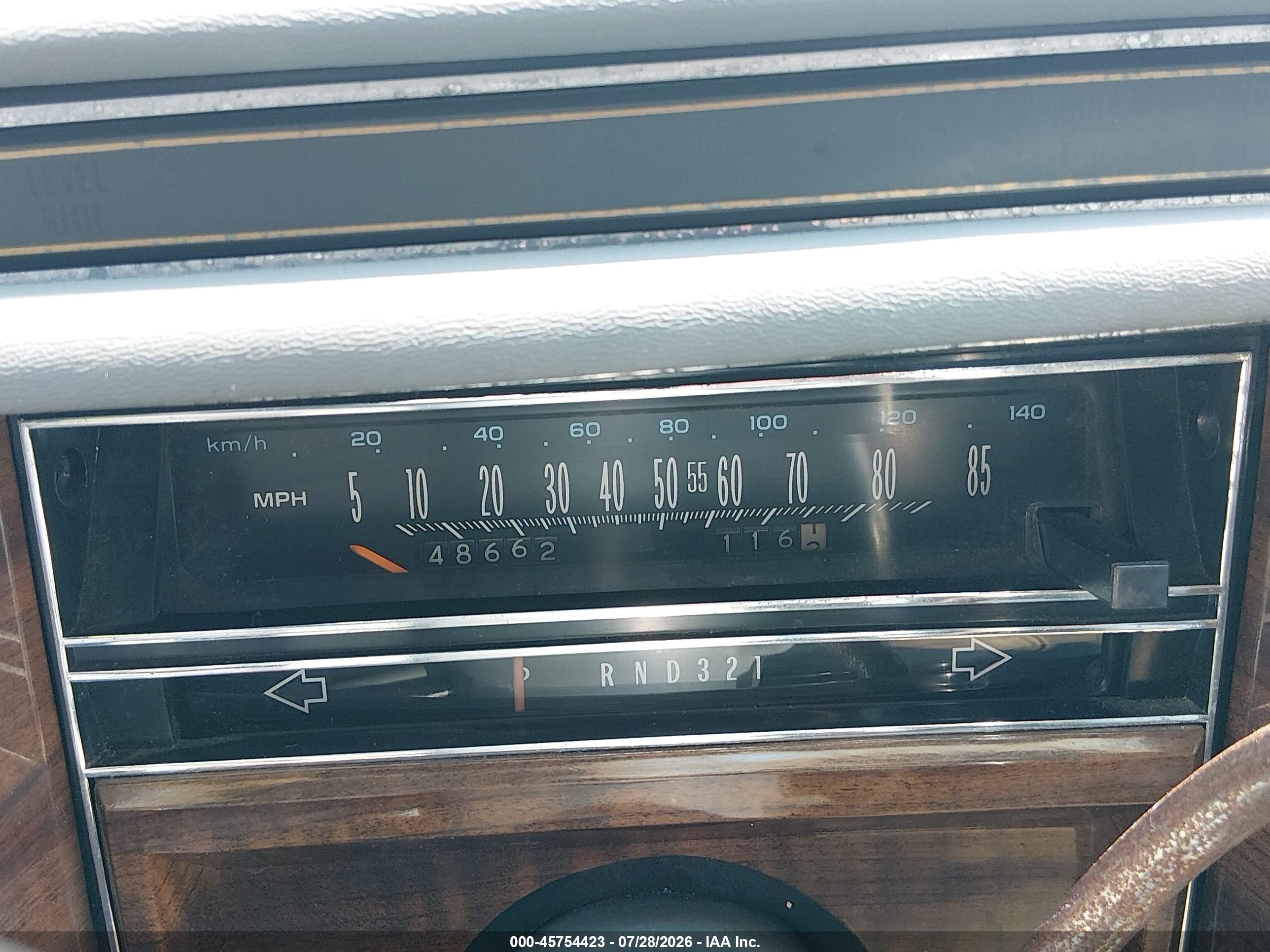 1988 Cadillac Brougham   Gray vin: 1G6DW51Y0J9734641