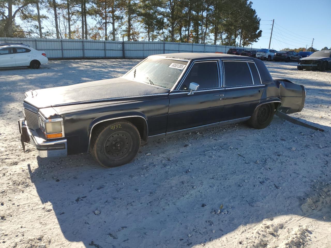 1987 Cadillac Brougham Черный vin: 1G6DW51Y2H9760555