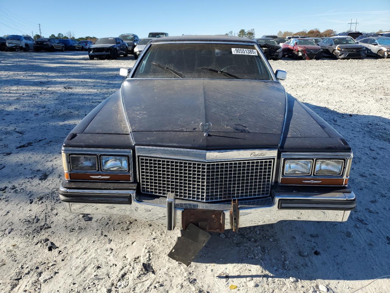 1987 Cadillac Brougham Black vin: 1G6DW51Y2H9760555