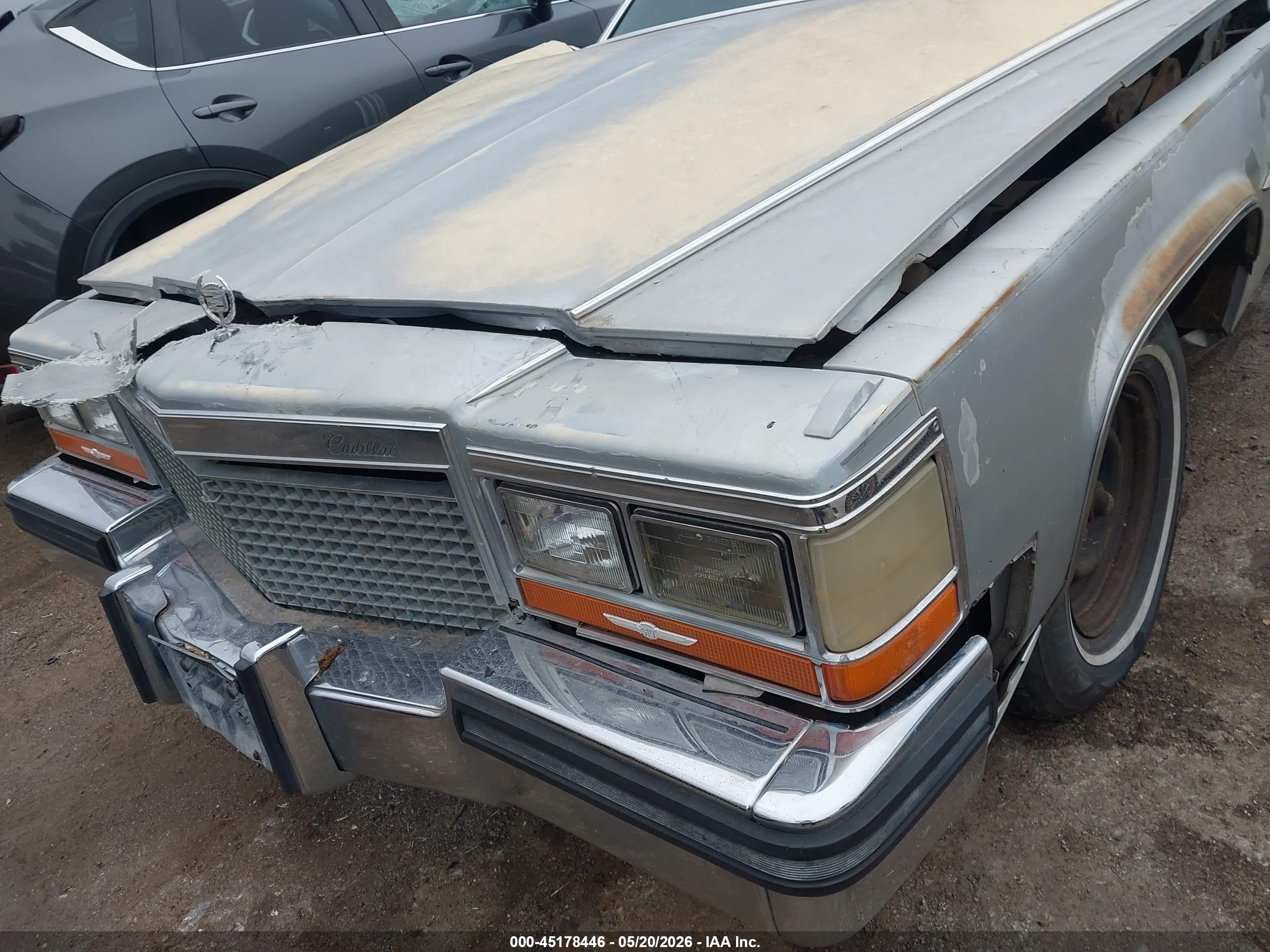 1988 Cadillac Brougham   Gray vin: 1G6DW51Y2J9702810