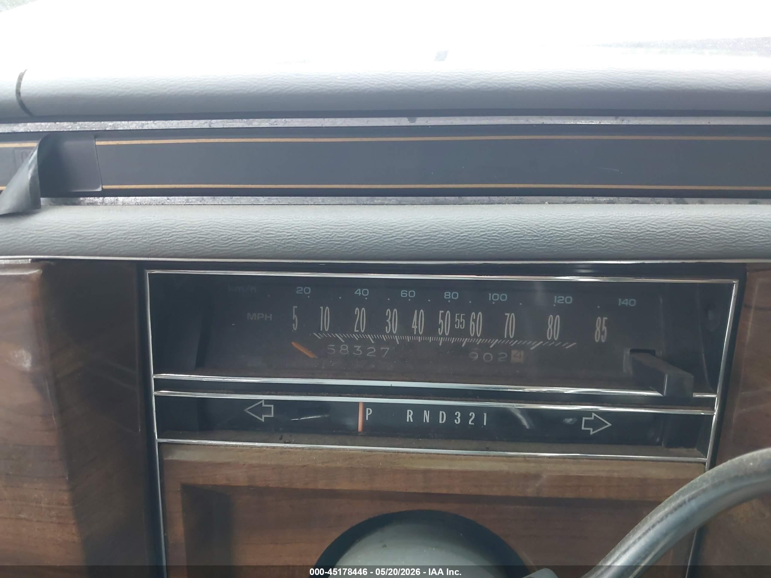1988 Cadillac Brougham   Gray vin: 1G6DW51Y2J9702810