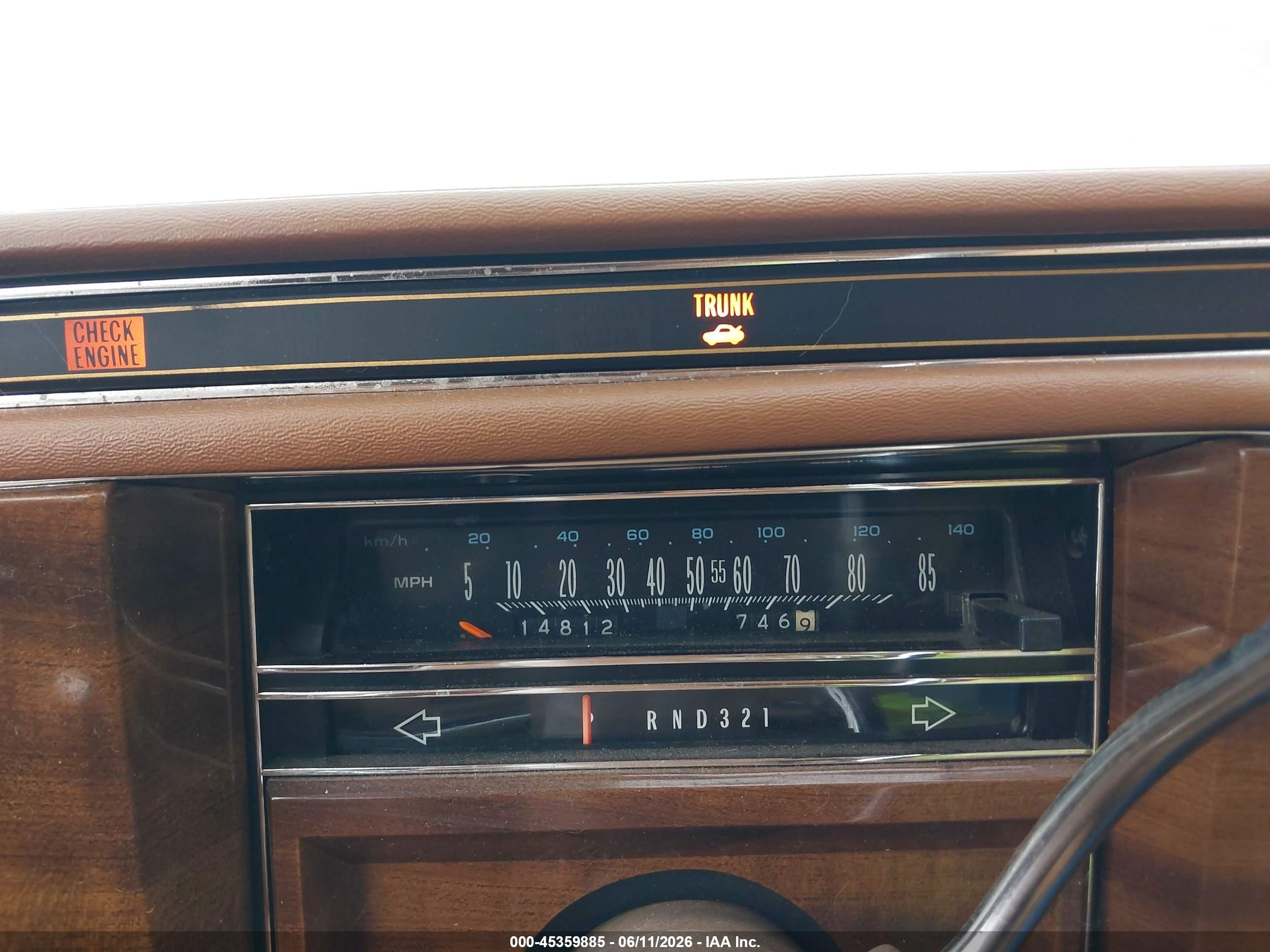 1988 Cadillac Brougham   Brown vin: 1G6DW51Y2J9702872