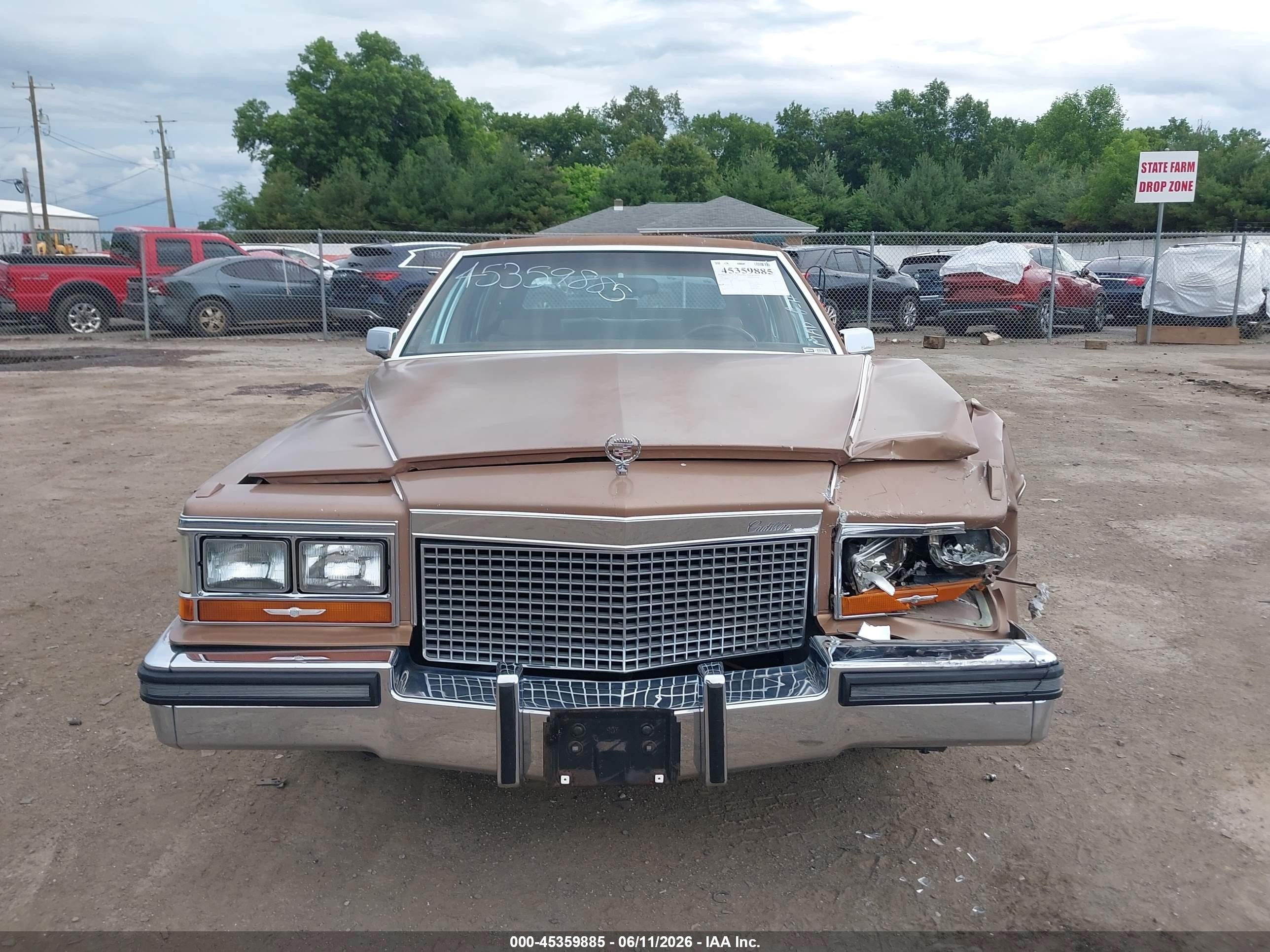 1988 Cadillac Brougham   Brown vin: 1G6DW51Y2J9702872