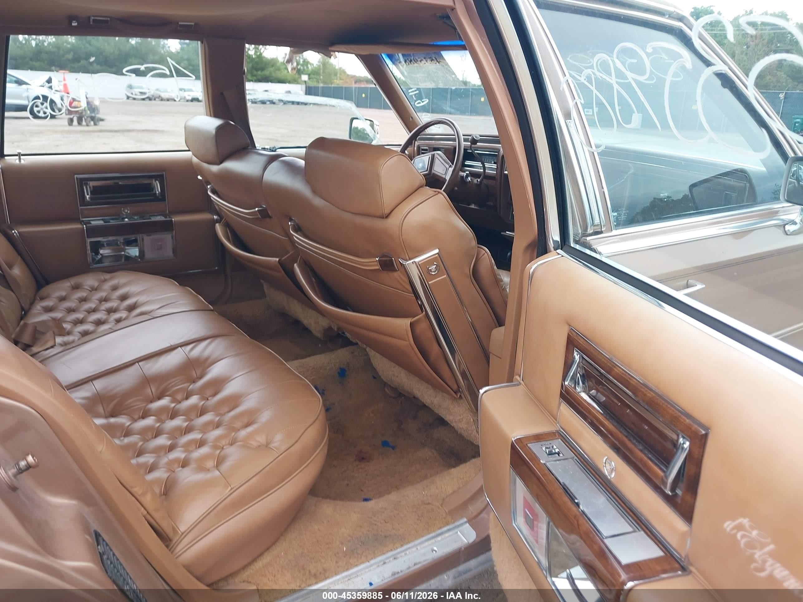 1988 Cadillac Brougham   Brown vin: 1G6DW51Y2J9702872