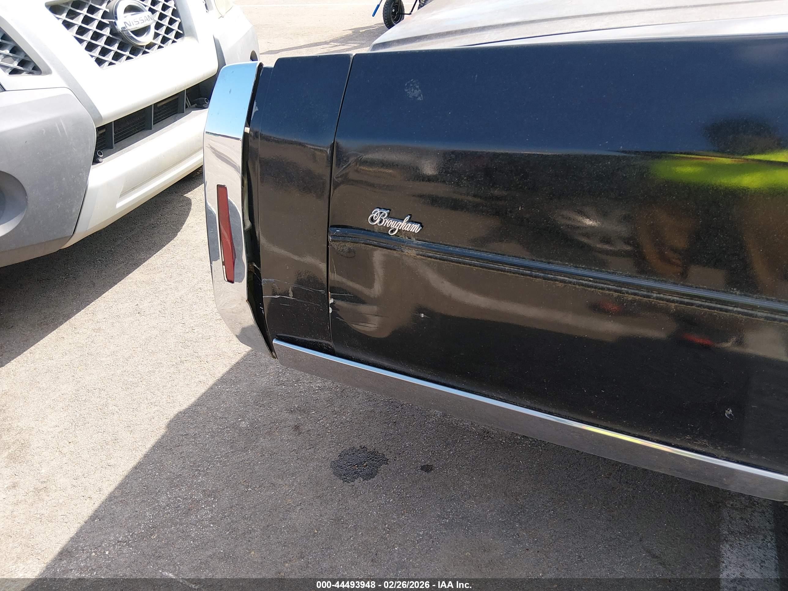 1988 Cadillac Brougham   Black vin: 1G6DW51Y3J9713010