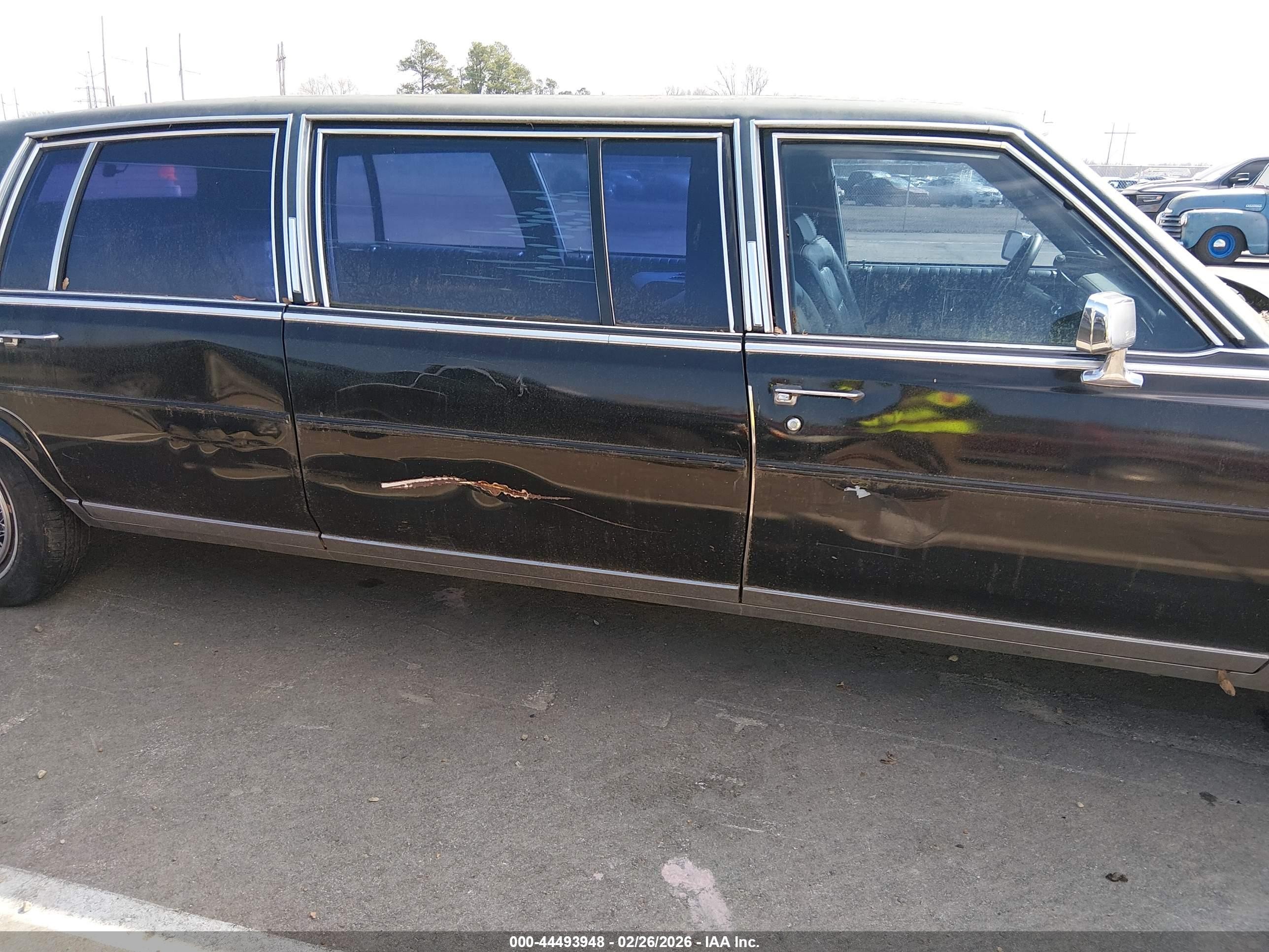 1988 Cadillac Brougham   Black vin: 1G6DW51Y3J9713010