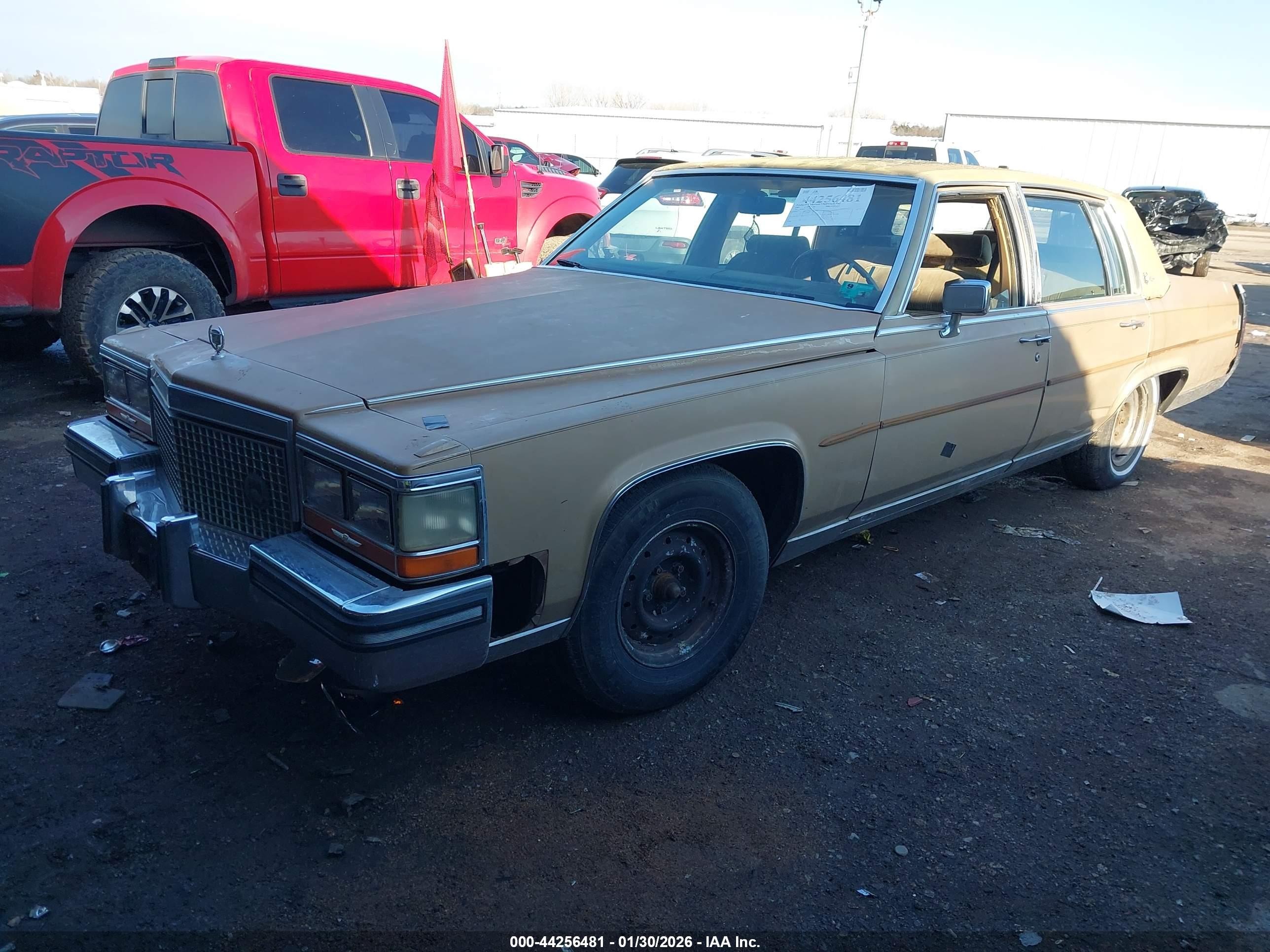 1987 Cadillac Brougham   Коричневый vin: 1G6DW51Y8H9761323
