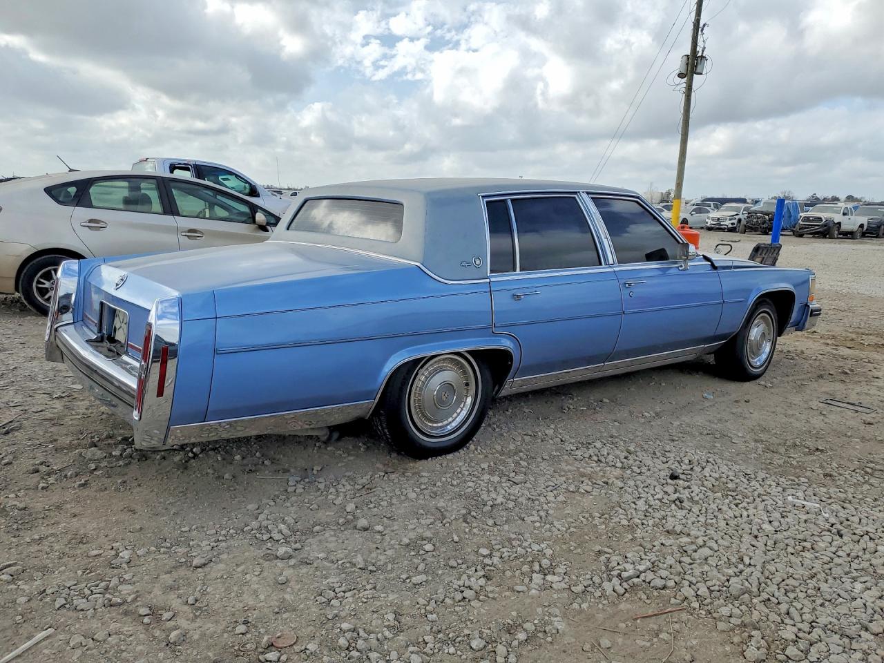 1988 Cadillac Brougham Blue vin: 1G6DW51YXJ9732816