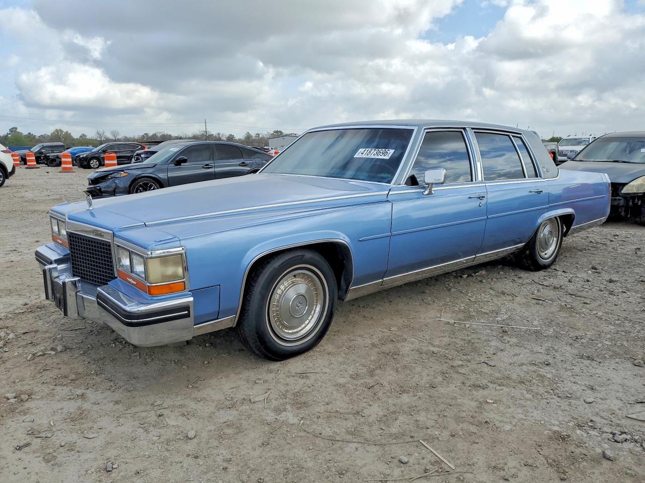1988 Cadillac Brougham Blue vin: 1G6DW51YXJ9732816