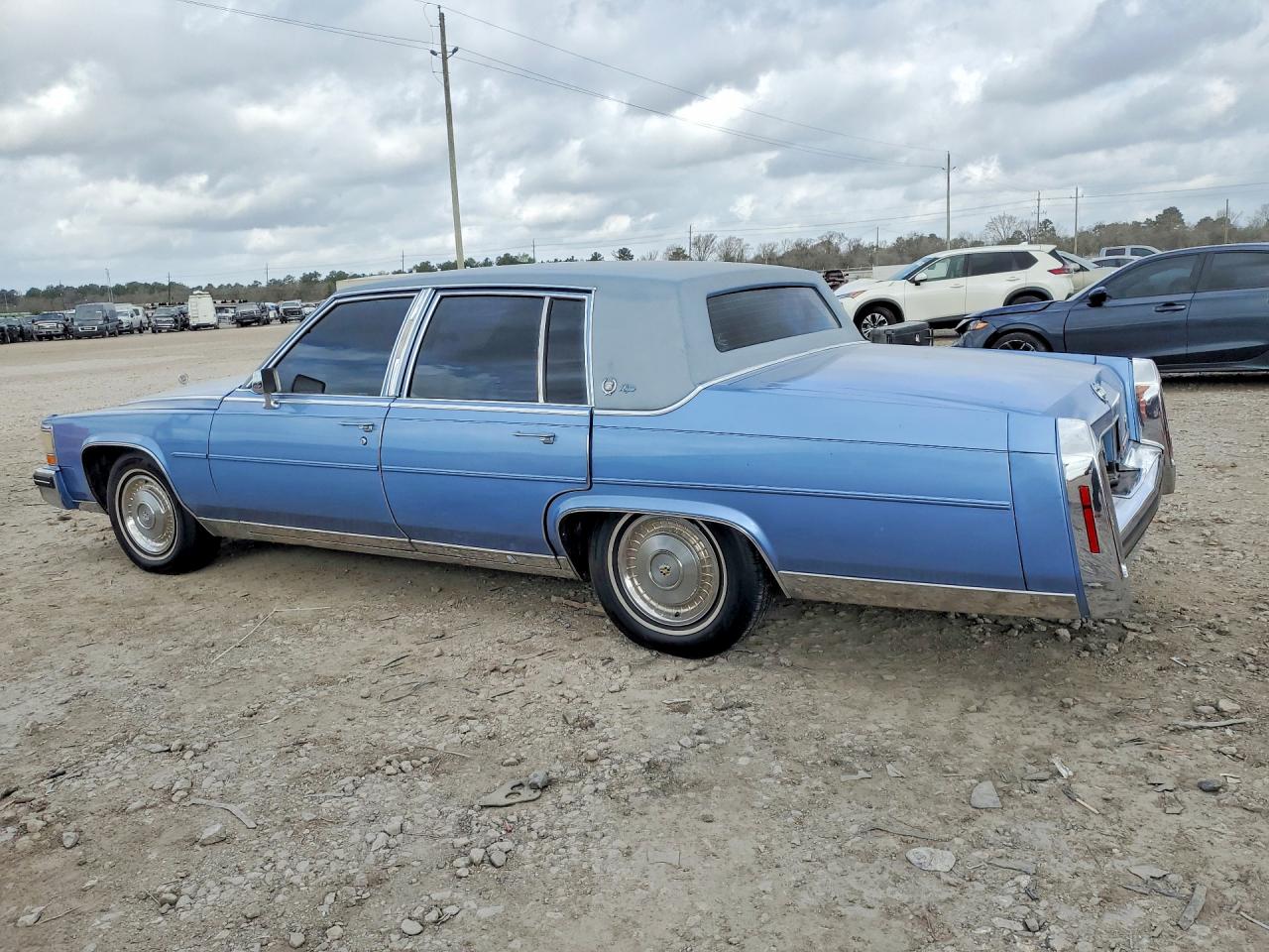 1988 Cadillac Brougham Blue vin: 1G6DW51YXJ9732816
