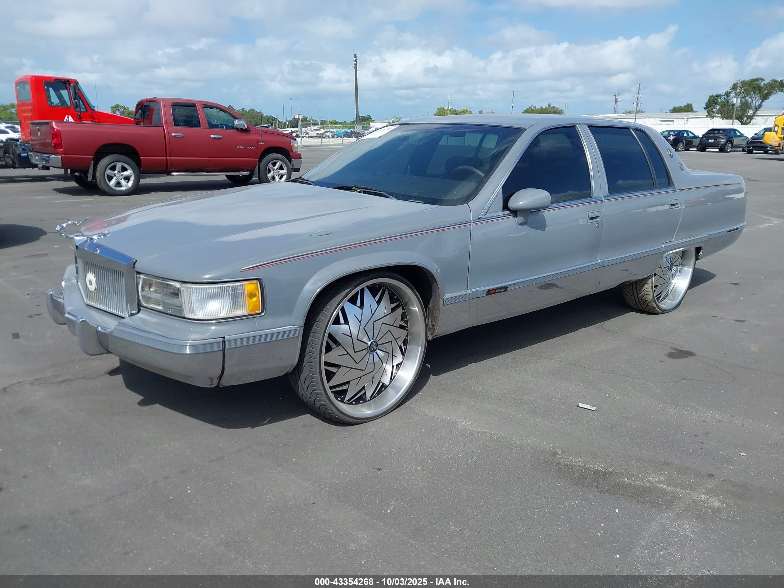1994 Cadillac Fleetwood Brougham Gray vin: 1G6DW52P0RR724581