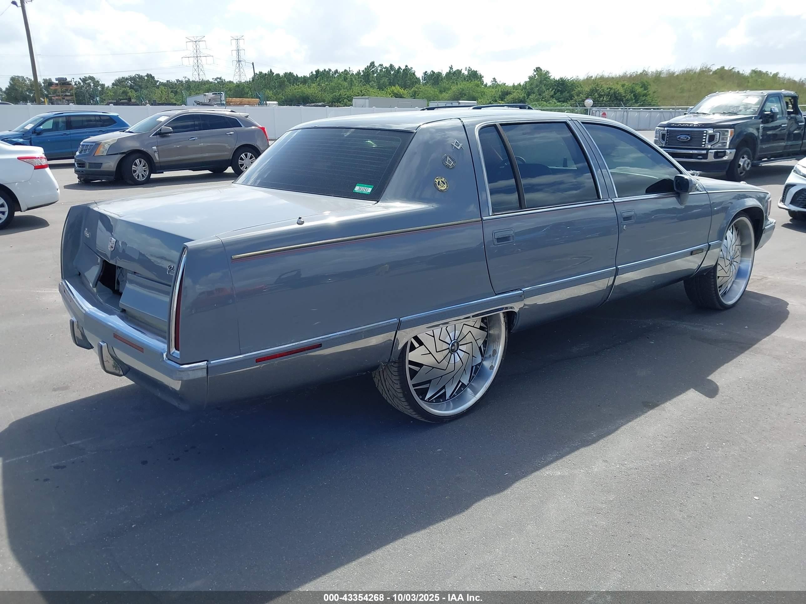 1994 Cadillac Fleetwood Brougham Gray vin: 1G6DW52P0RR724581