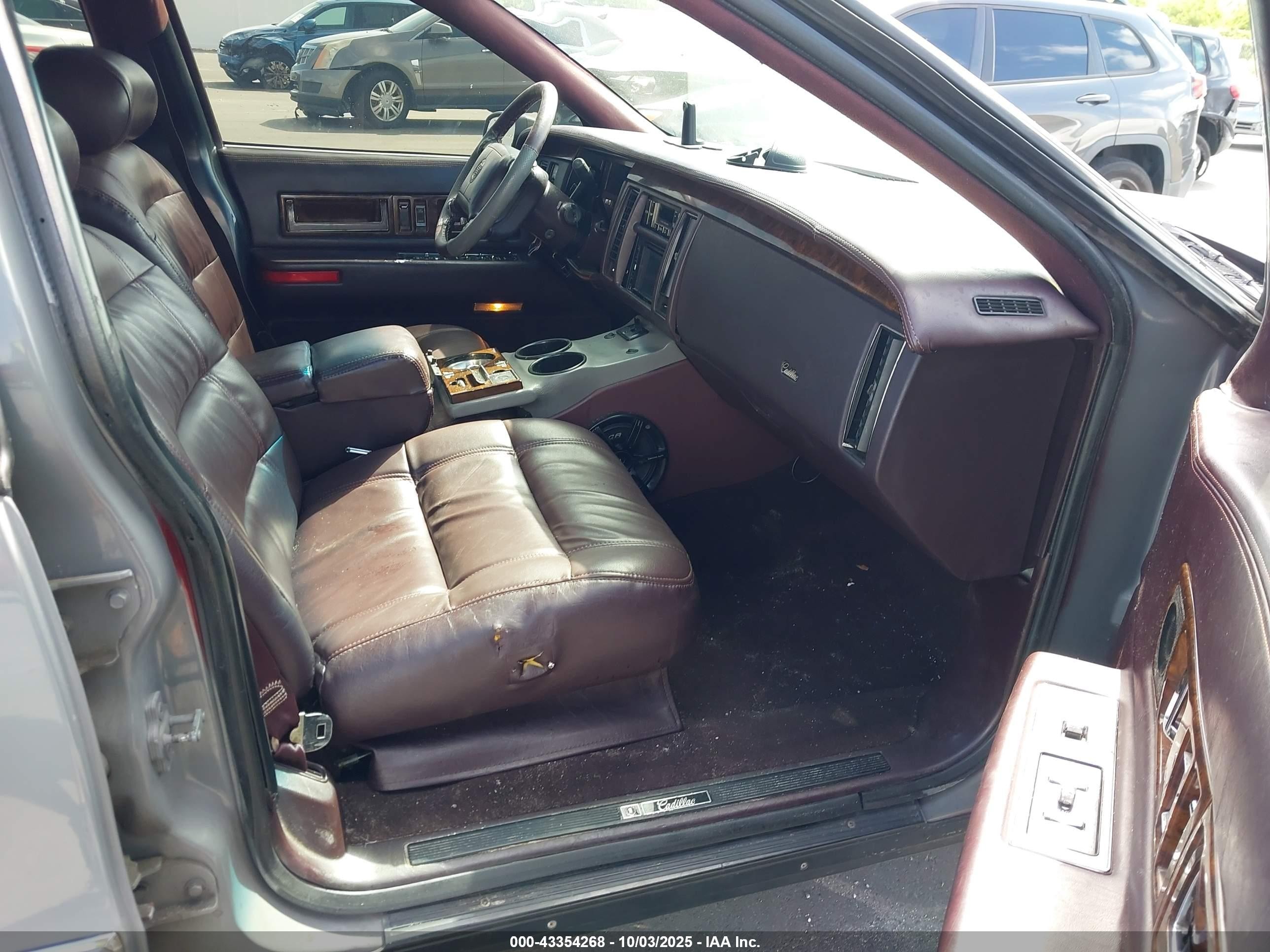 1994 Cadillac Fleetwood Brougham Gray vin: 1G6DW52P0RR724581