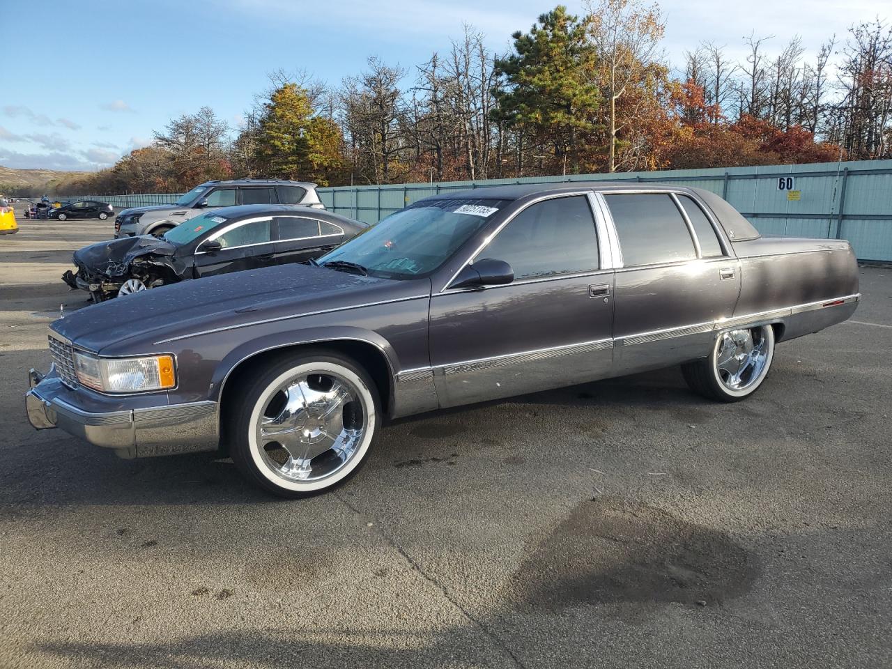 1995 Cadillac Fleetwood Base Gray vin: 1G6DW52P2SR713118