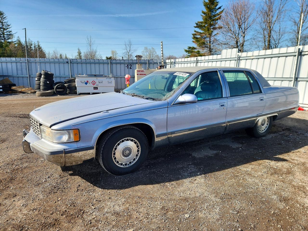 1996 Cadillac Fleetwood Base Blue vin: 1G6DW52P2TR704081