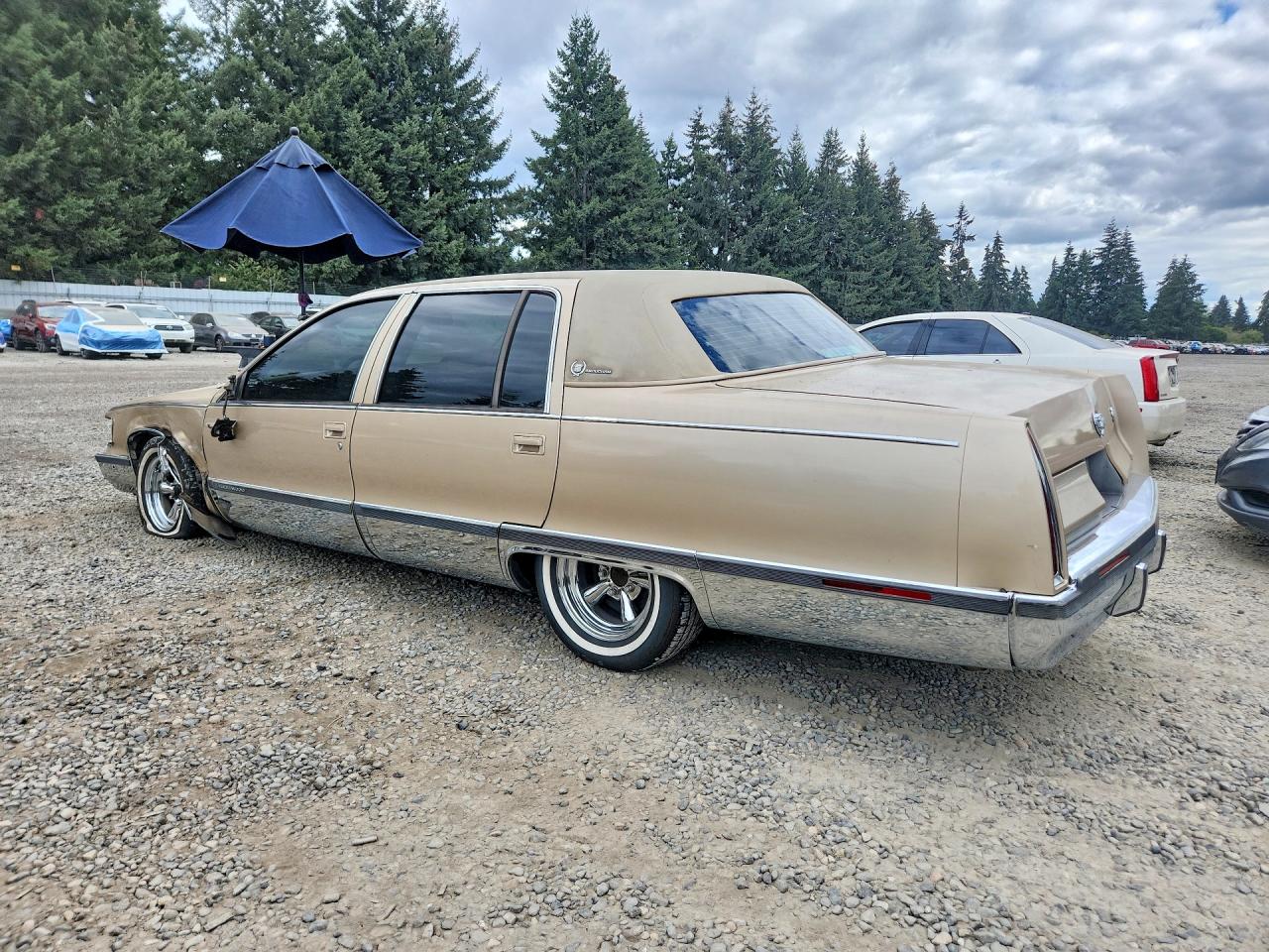 1995 Cadillac Fleetwood Base Tan vin: 1G6DW52P3SR707814