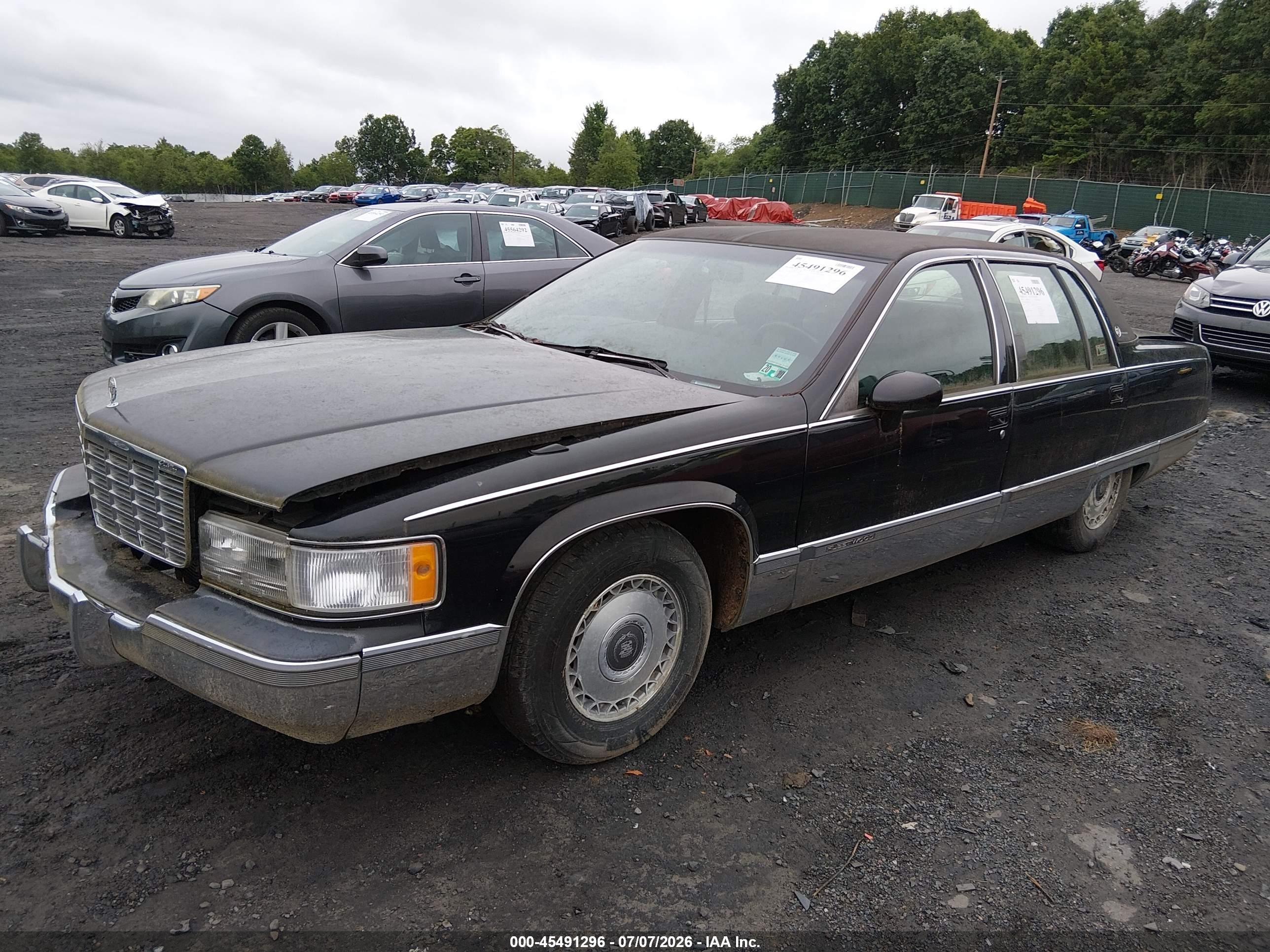 1994 Cadillac Fleetwood Brougham Black vin: 1G6DW52P4RR722784