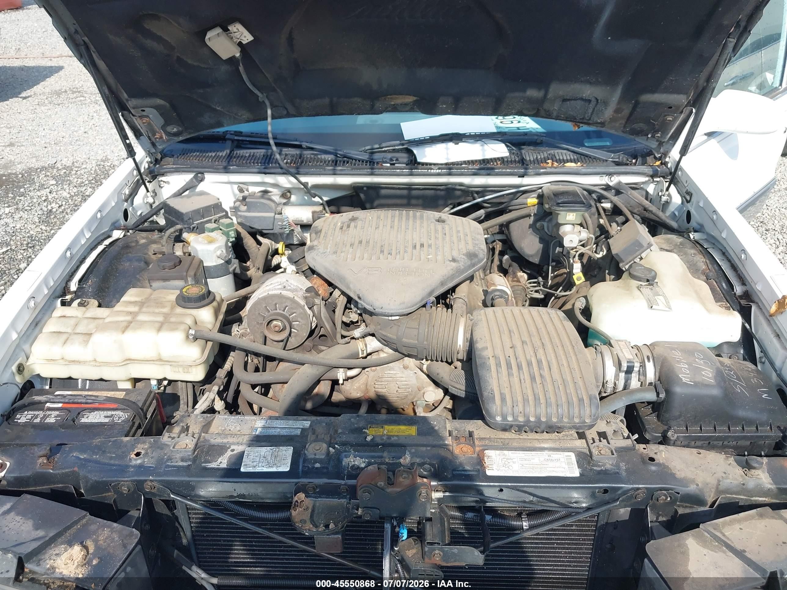 1996 Cadillac Fleetwood Brougham White vin: 1G6DW52P6TR702513