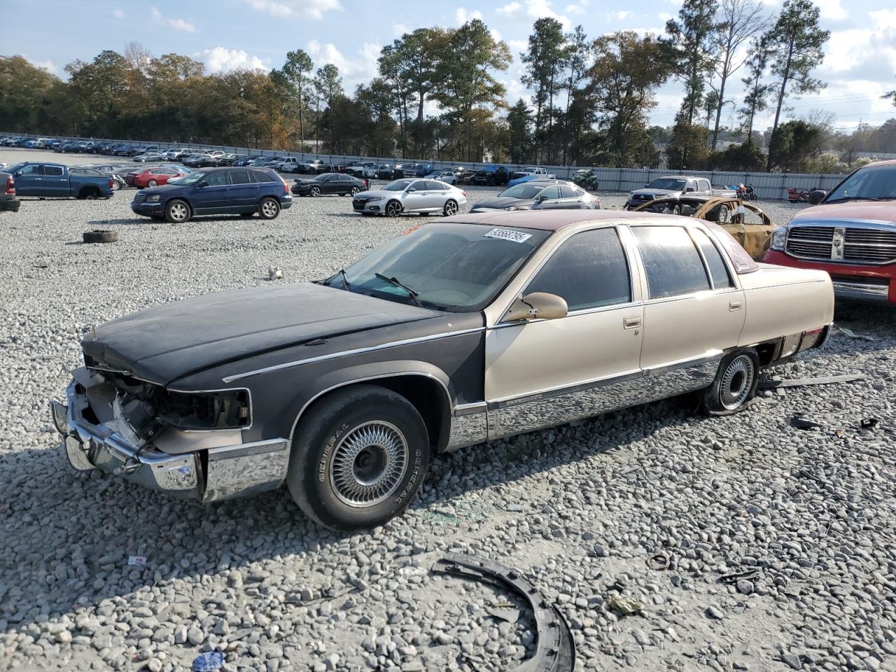 1996 Cadillac Fleetwood Base Двухцветный vin: 1G6DW52P6TR706884