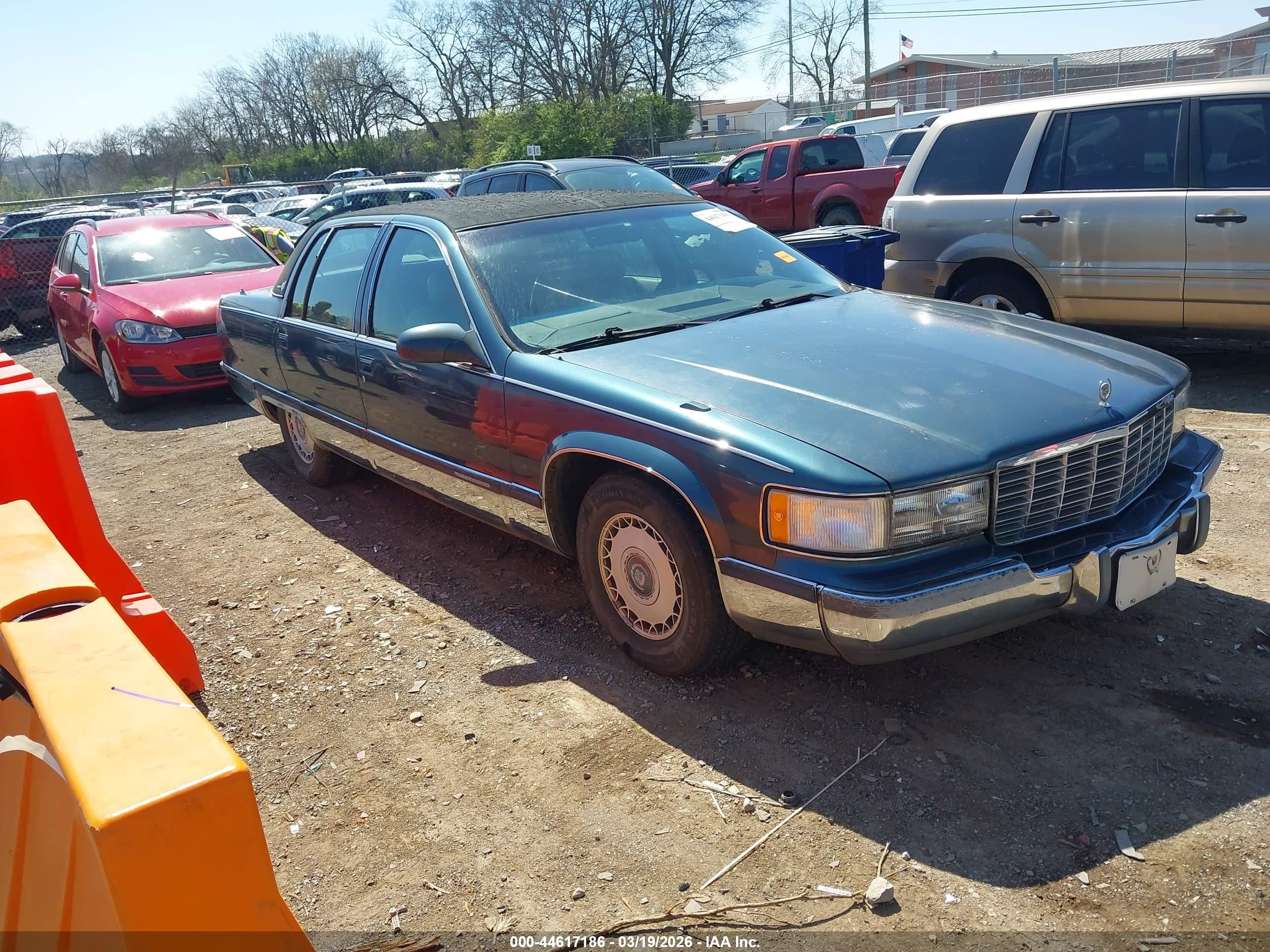 1995 Cadillac Fleetwood Brougham Синий vin: 1G6DW52P7SR715625