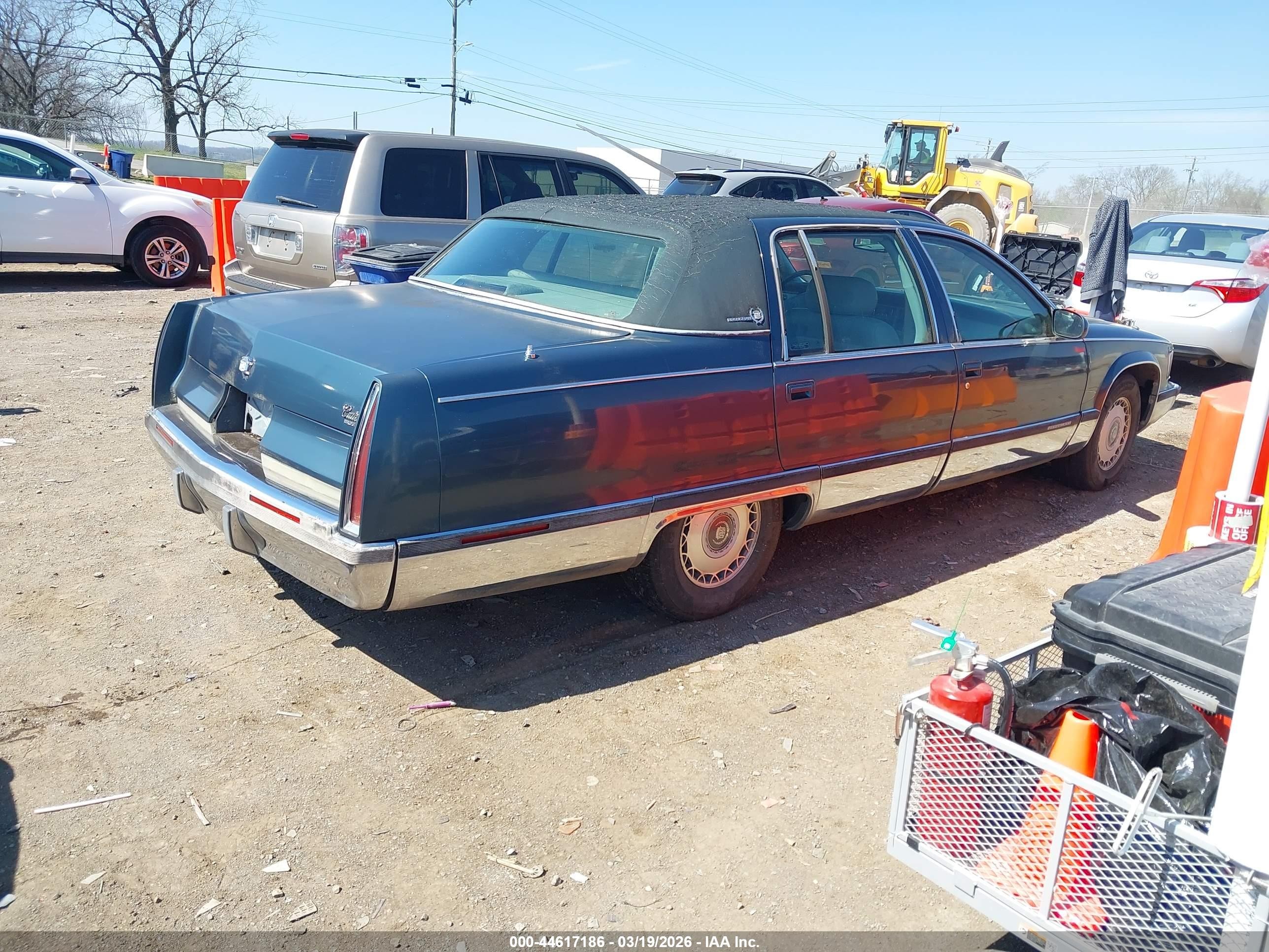 1995 Cadillac Fleetwood Brougham Blue vin: 1G6DW52P7SR715625