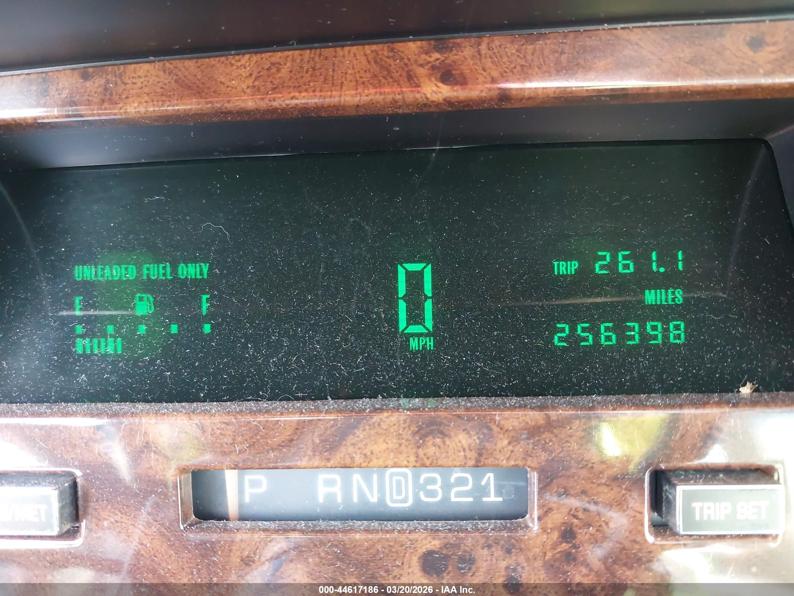 1995 Cadillac Fleetwood Brougham Blue vin: 1G6DW52P7SR715625