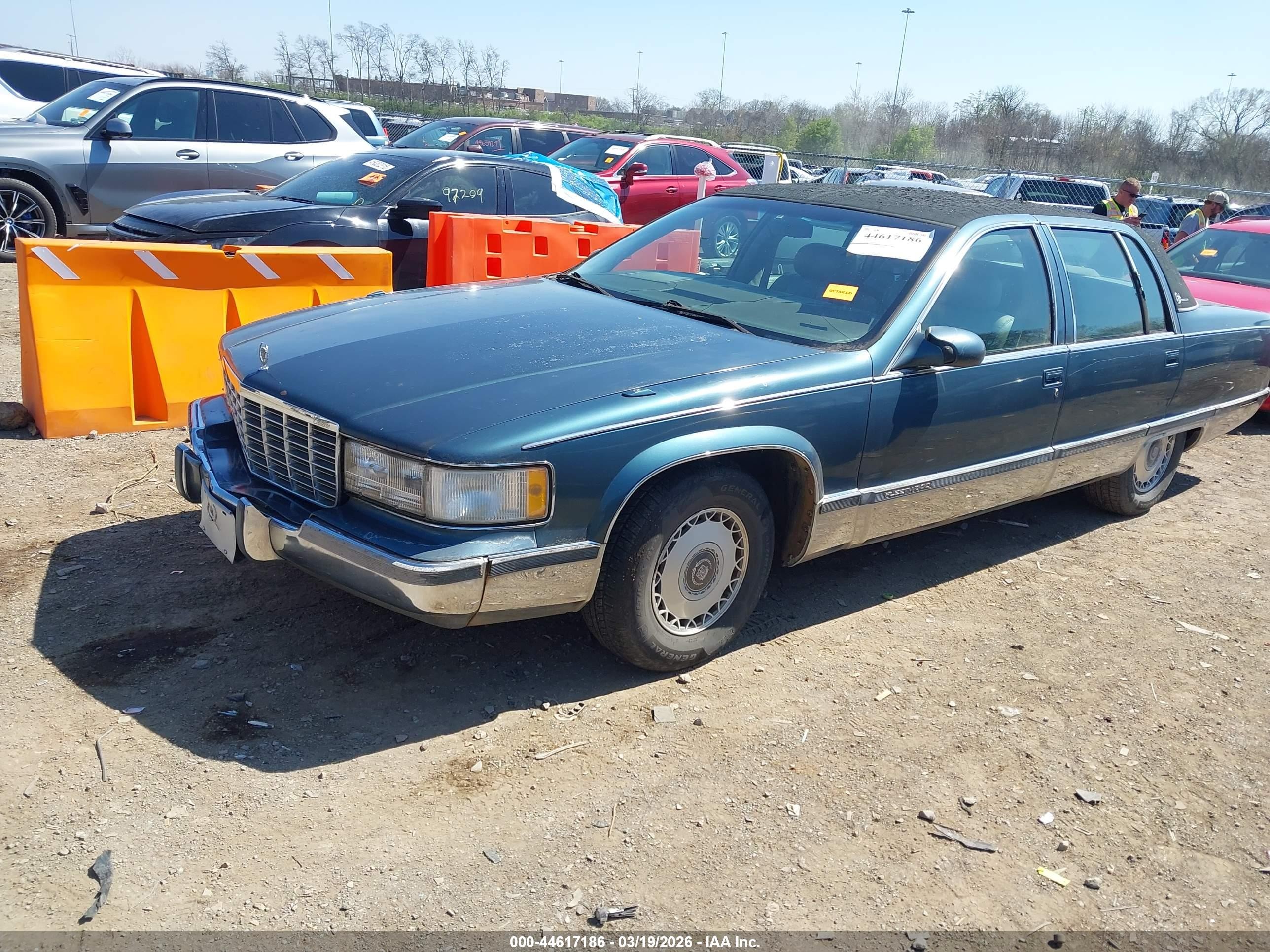 1995 Cadillac Fleetwood Brougham Blue vin: 1G6DW52P7SR715625