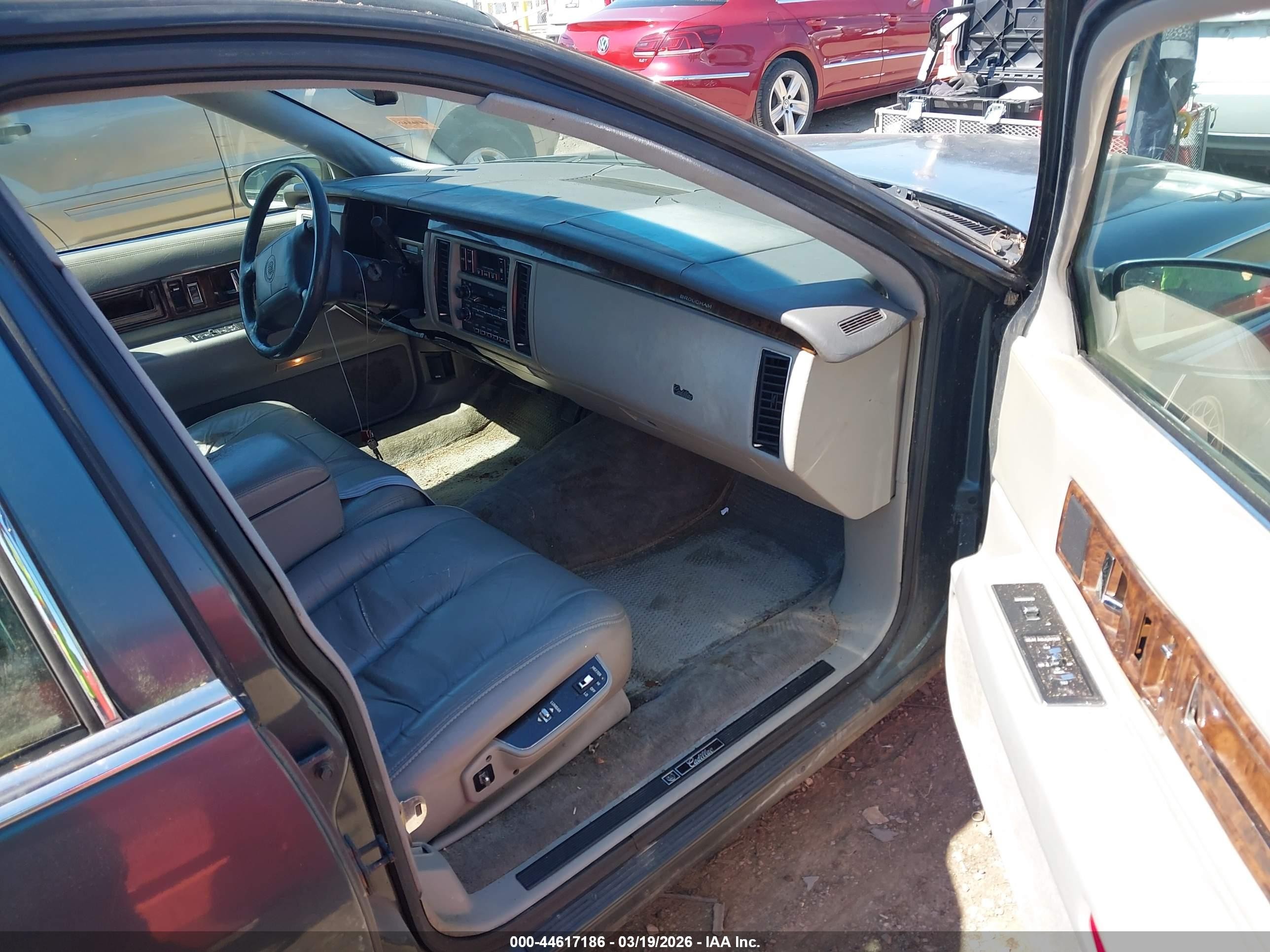 1995 Cadillac Fleetwood Brougham Blue vin: 1G6DW52P7SR715625