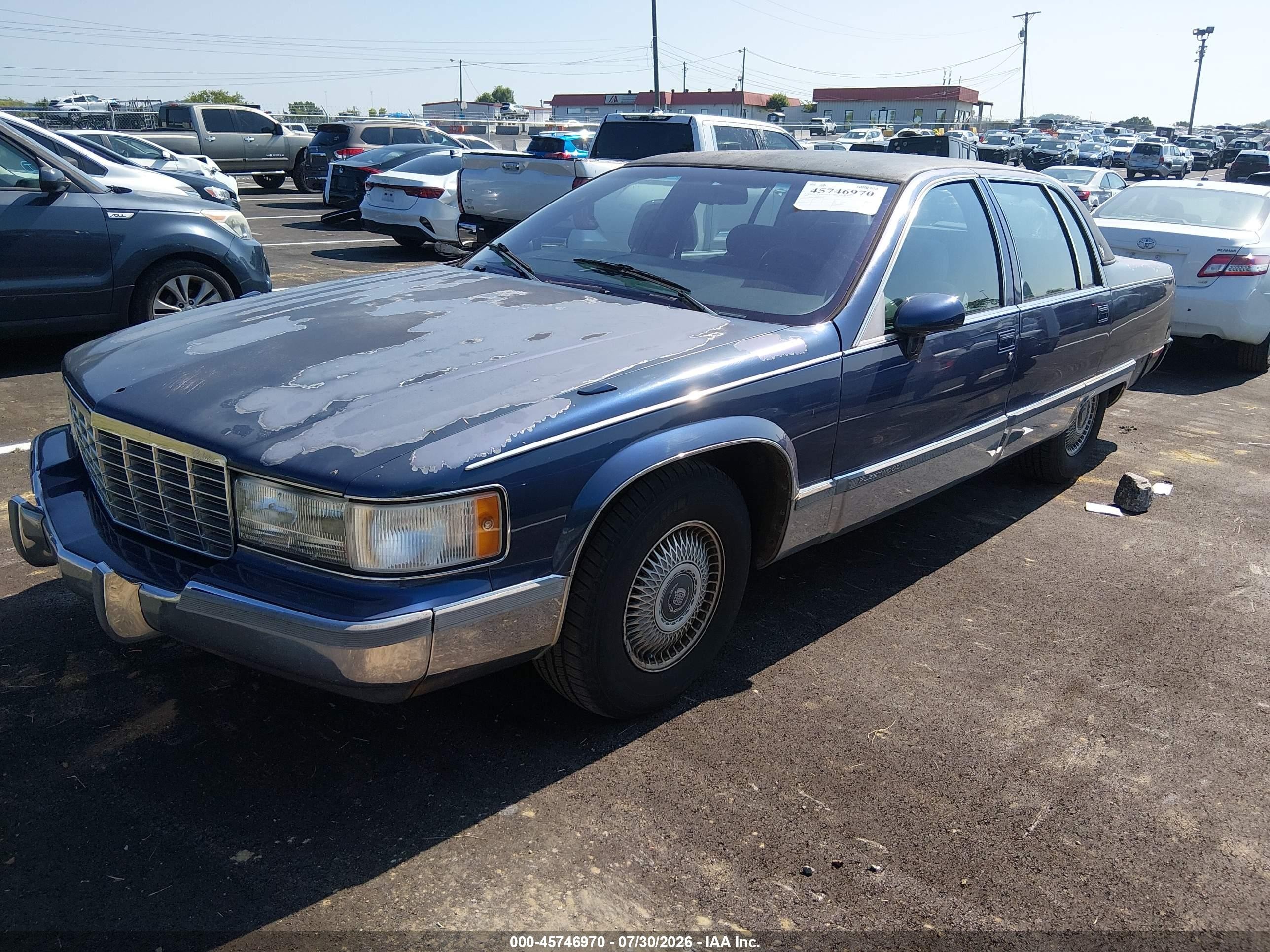 1994 Cadillac Fleetwood Brougham Blue vin: 1G6DW52P8RR716194