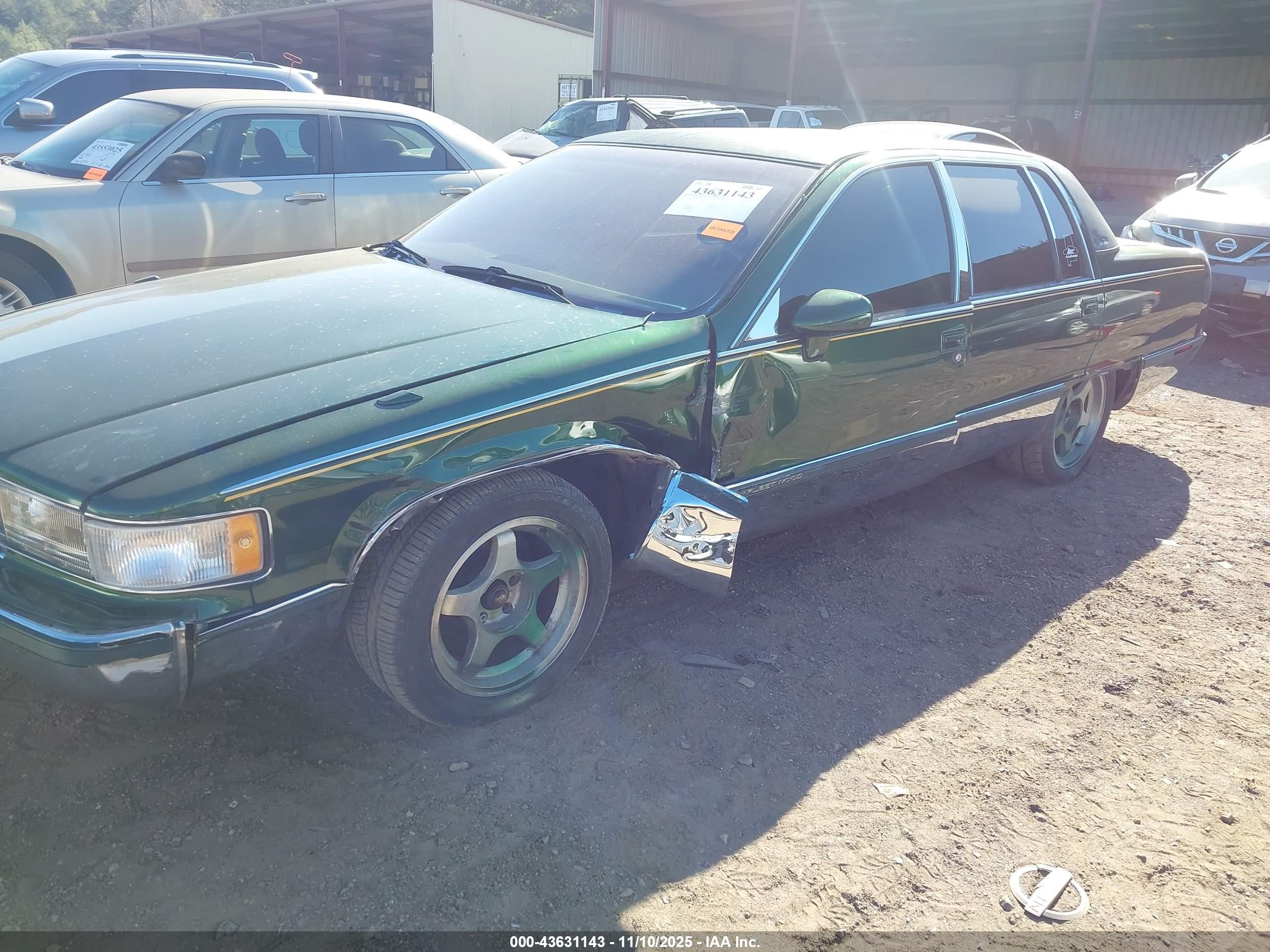 1994 Cadillac Fleetwood Brougham Green vin: 1G6DW52P9RR724417