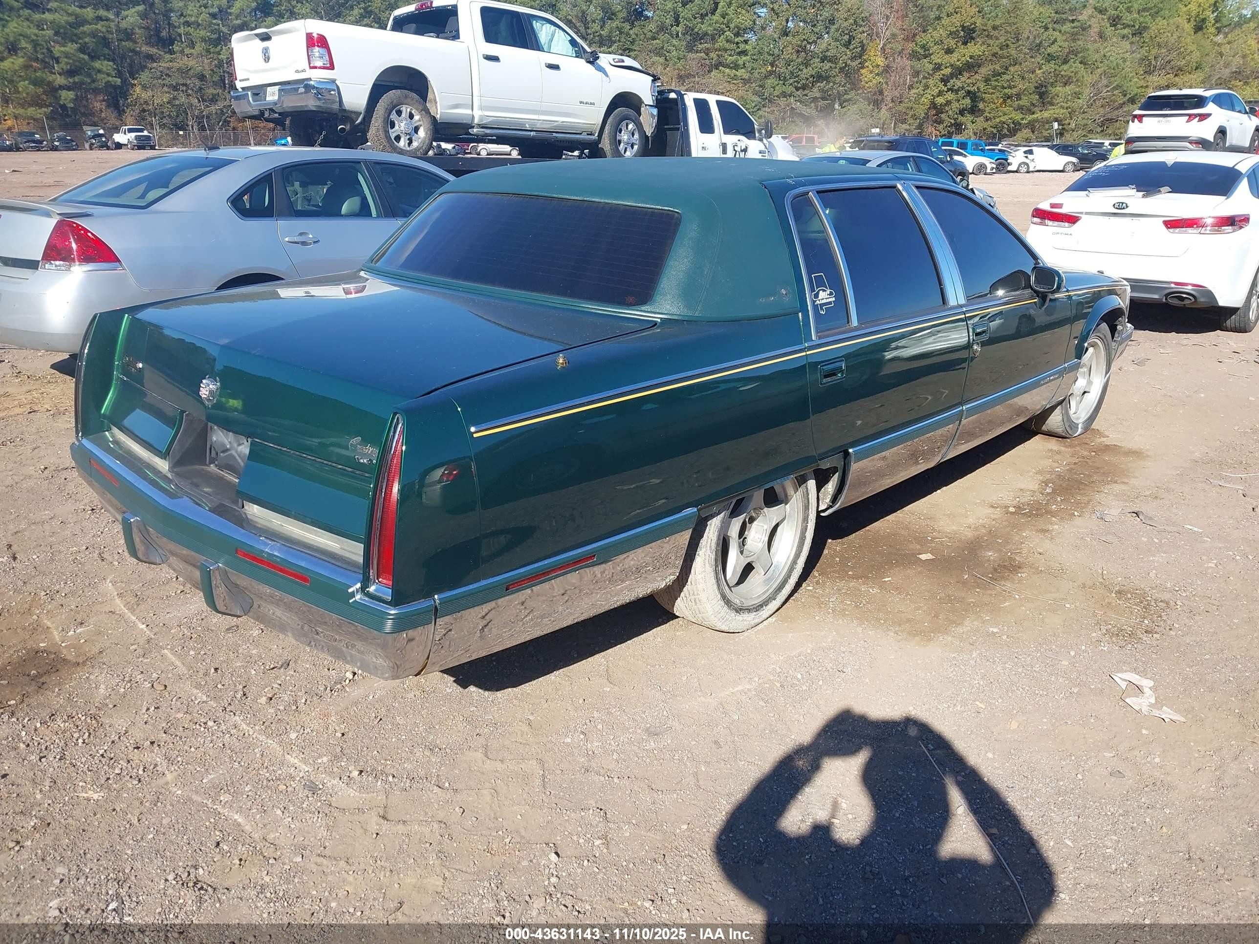 1994 Cadillac Fleetwood Brougham Green vin: 1G6DW52P9RR724417