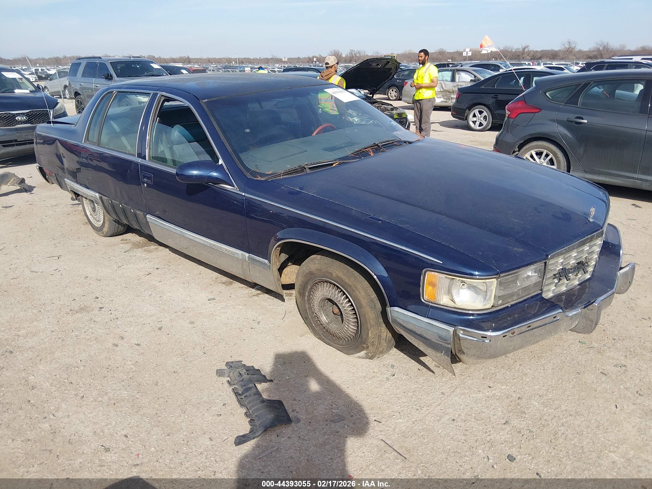 1995 Cadillac Fleetwood Brougham Dark Blue vin: 1G6DW52P9SR709471