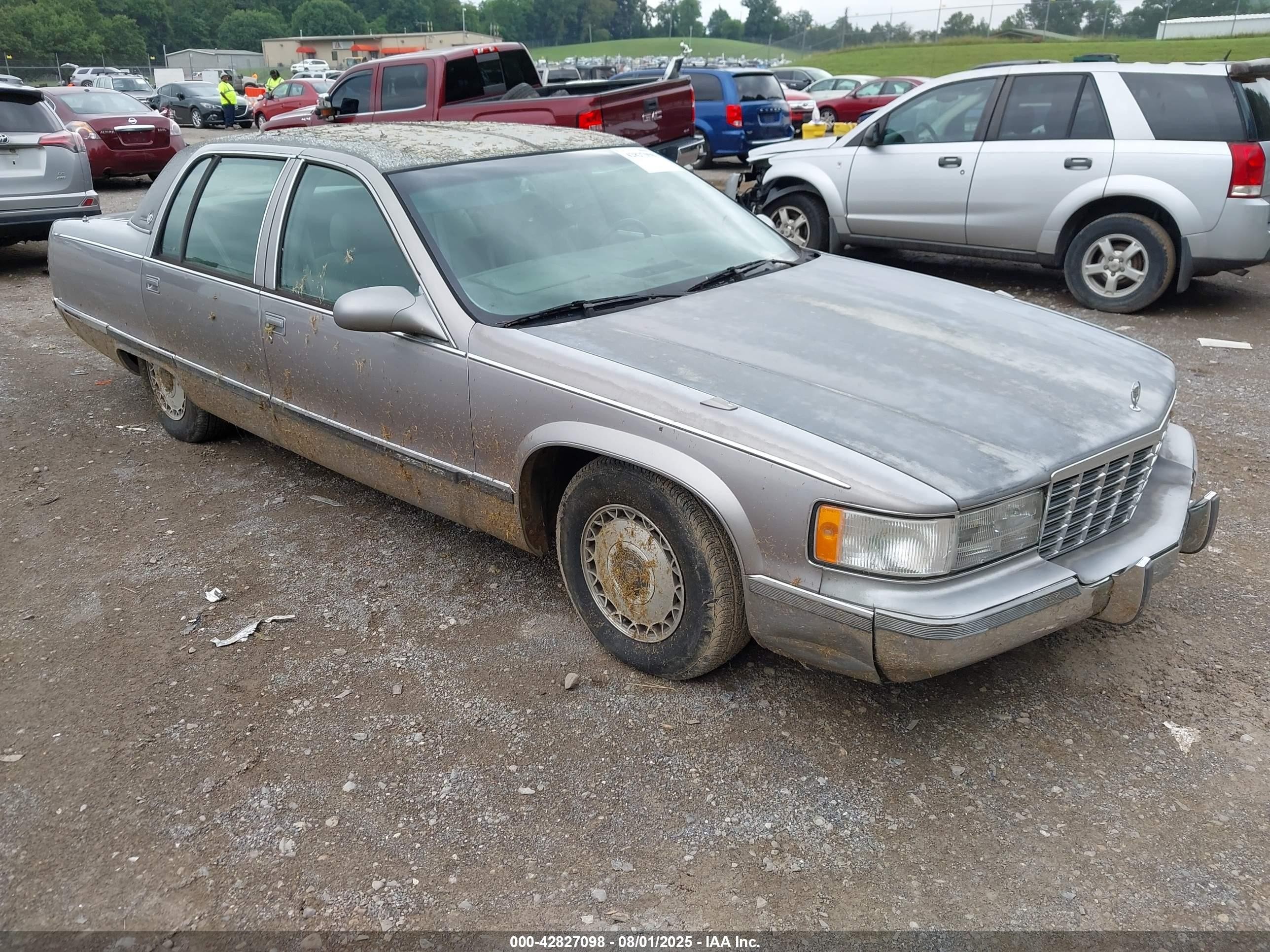 1996 Cadillac Fleetwood Brougham Gray vin: 1G6DW52PXTR705298