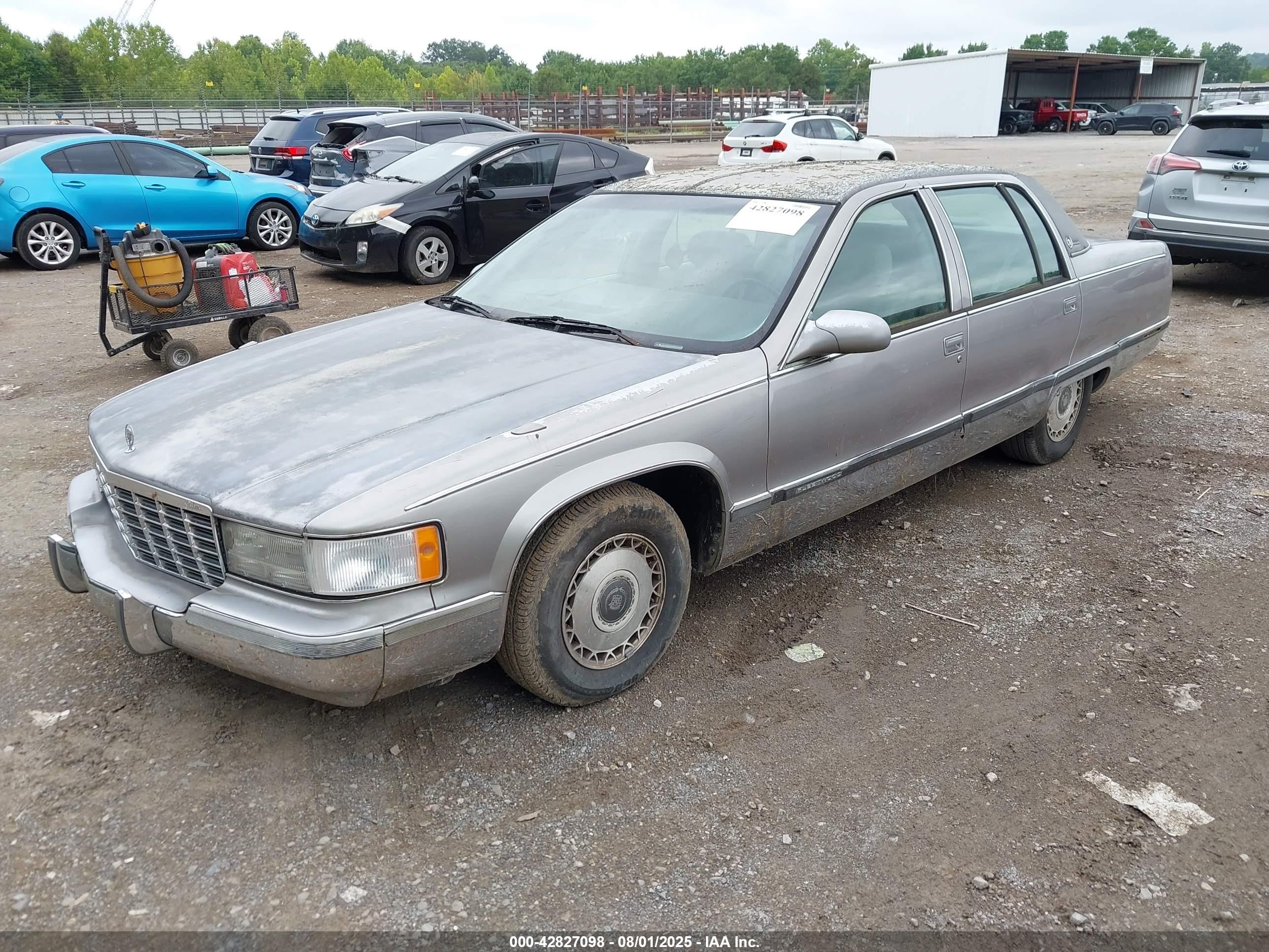 1996 Cadillac Fleetwood Brougham Gray vin: 1G6DW52PXTR705298