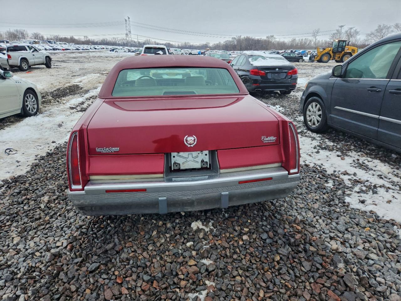 1996 Cadillac Fleetwood Base Burgundy vin: 1G6DW52PXTR712137