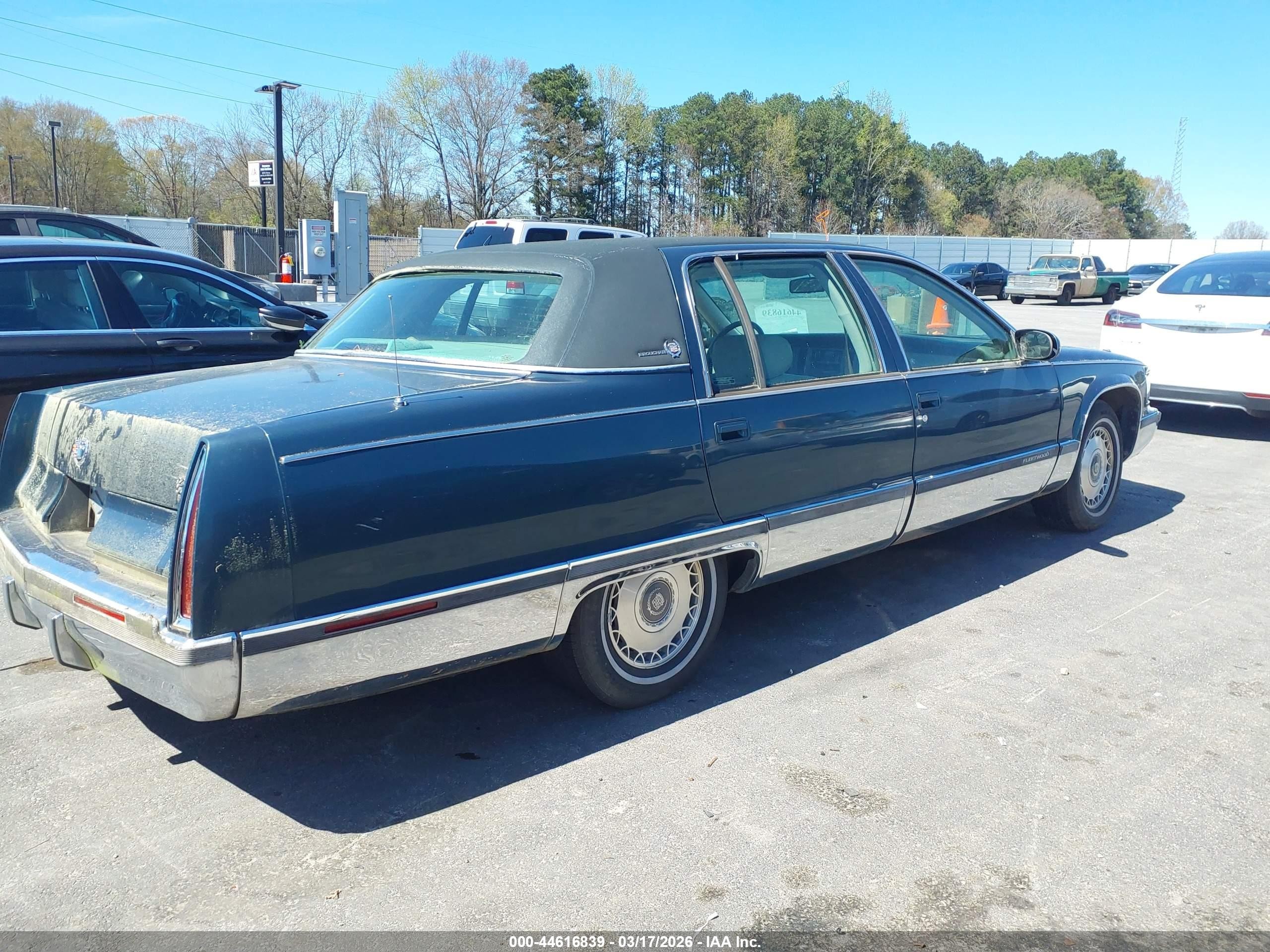 1996 Cadillac Fleetwood Brougham Blue vin: 1G6DW52PXTR713904